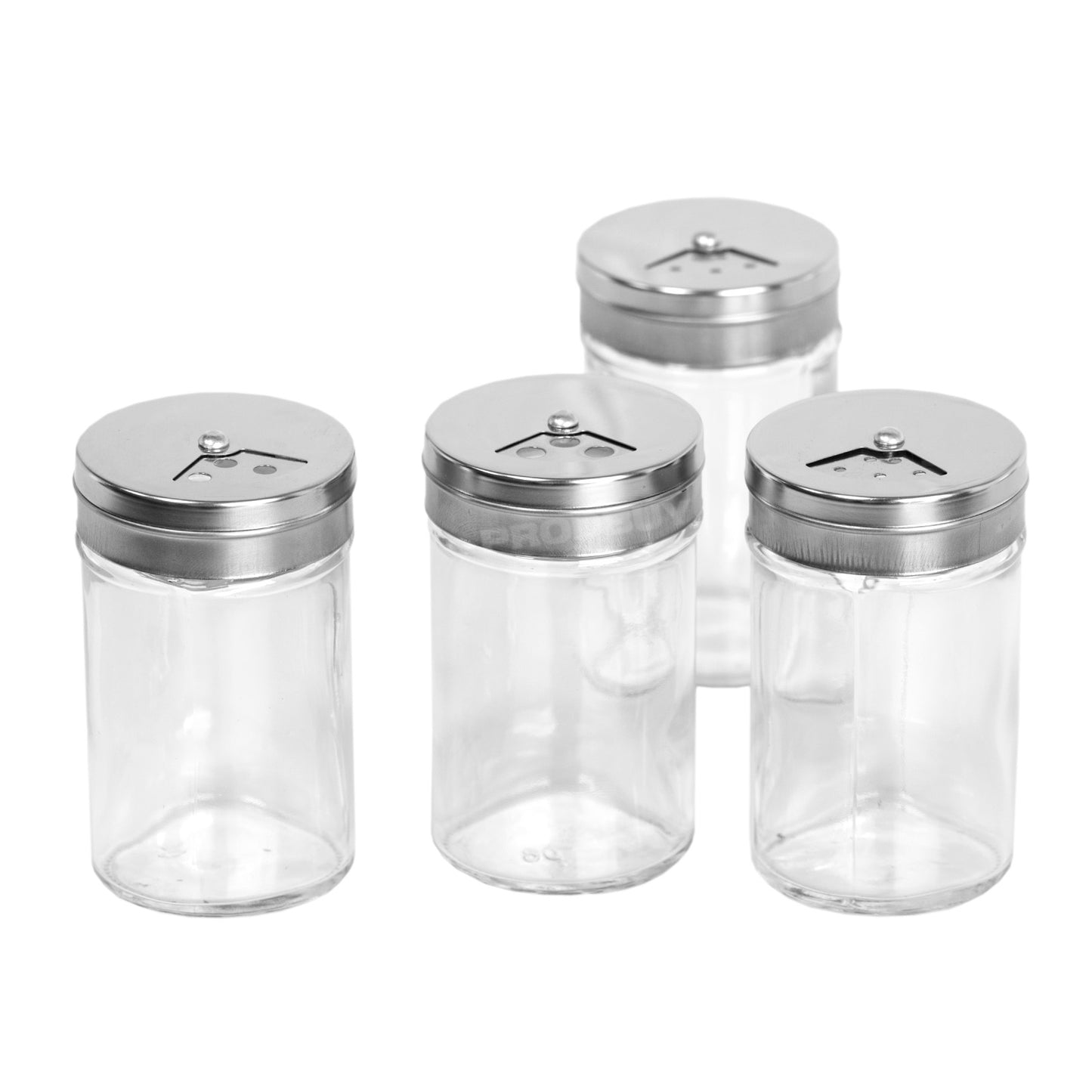 Set of 8 Small 90ml Glass Spice & Herb Storage Jars