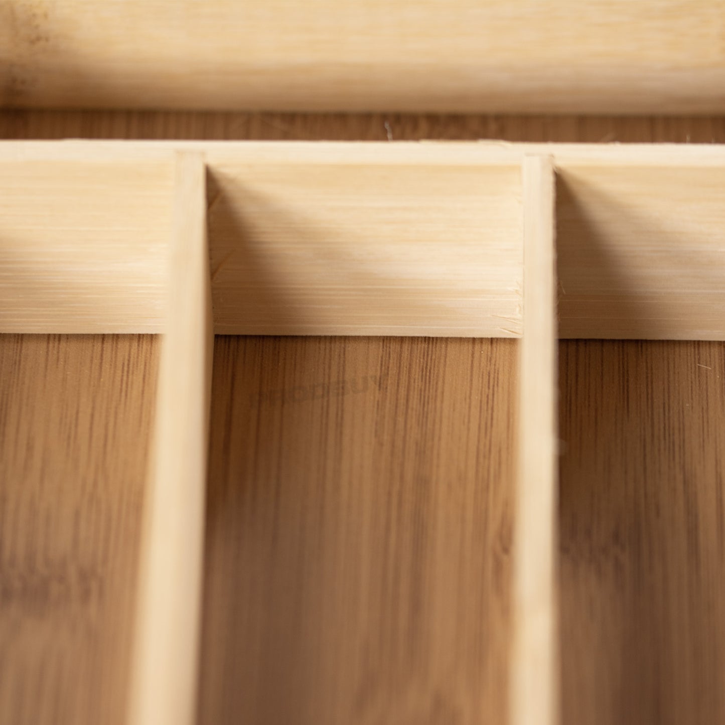 5 Compartment Bamboo Wooden Cutlery Tray