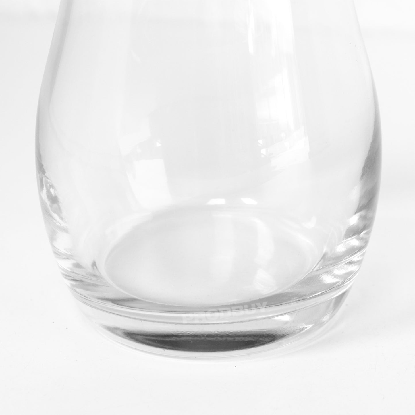 25.5cm Tall Round Concave Clear Glass Flower Vase Wedding Table Home Decoration