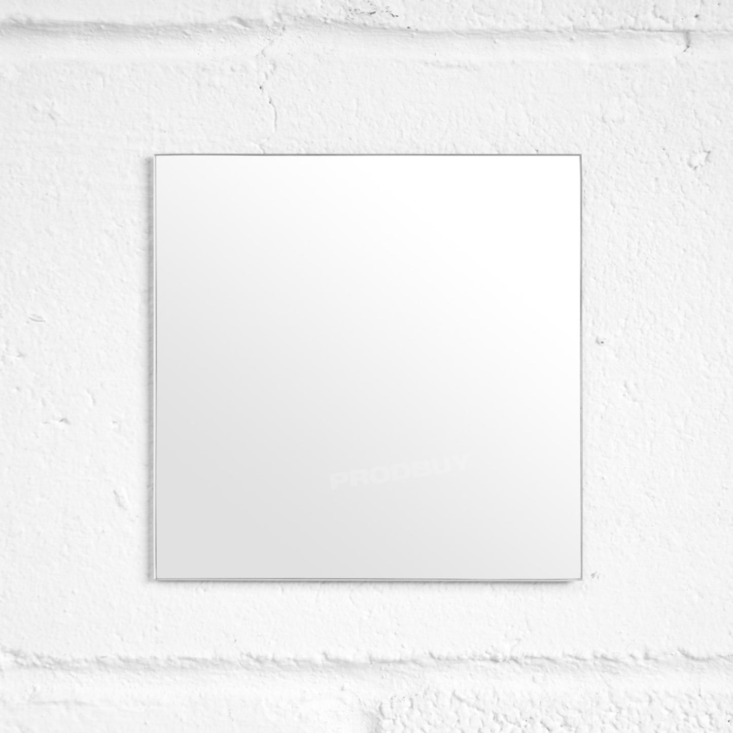 Set of 8 Square 6" Glass Mirror Wall Tiles