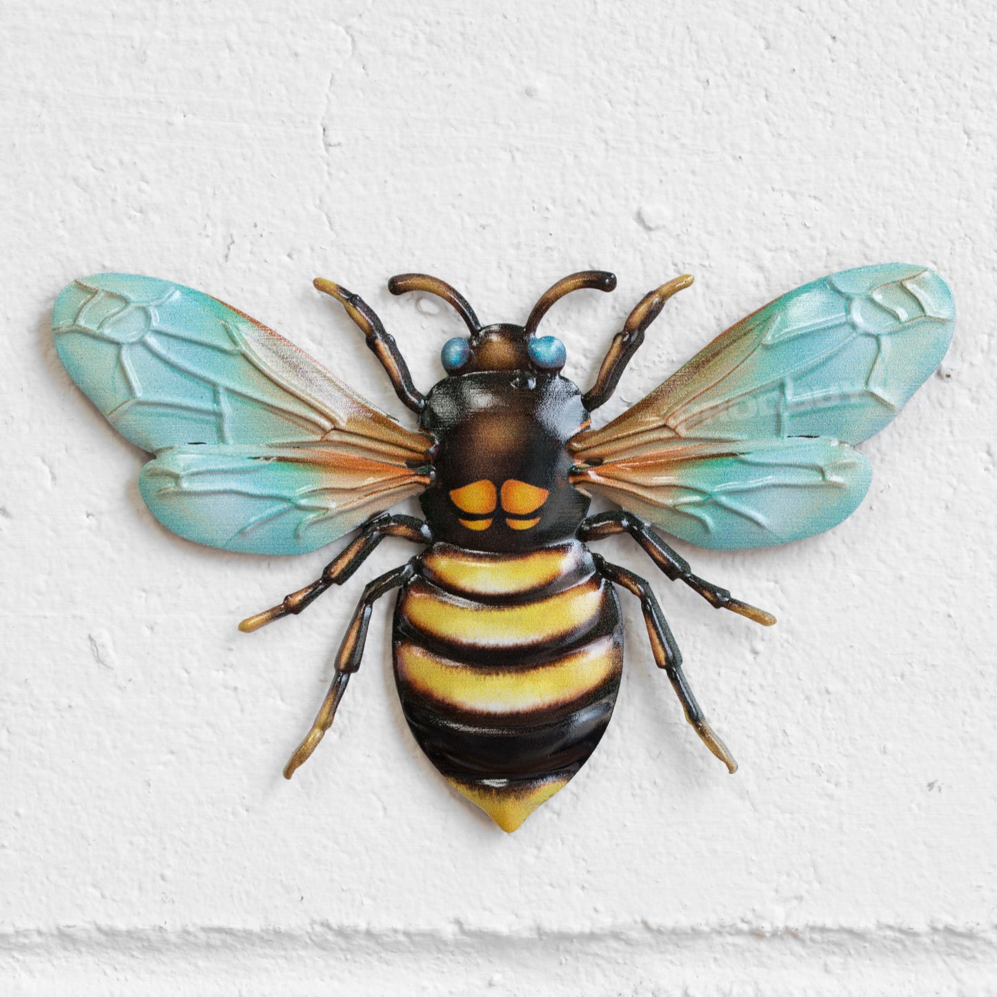 Pack of 3 Metal Bee Wall Art Decorations