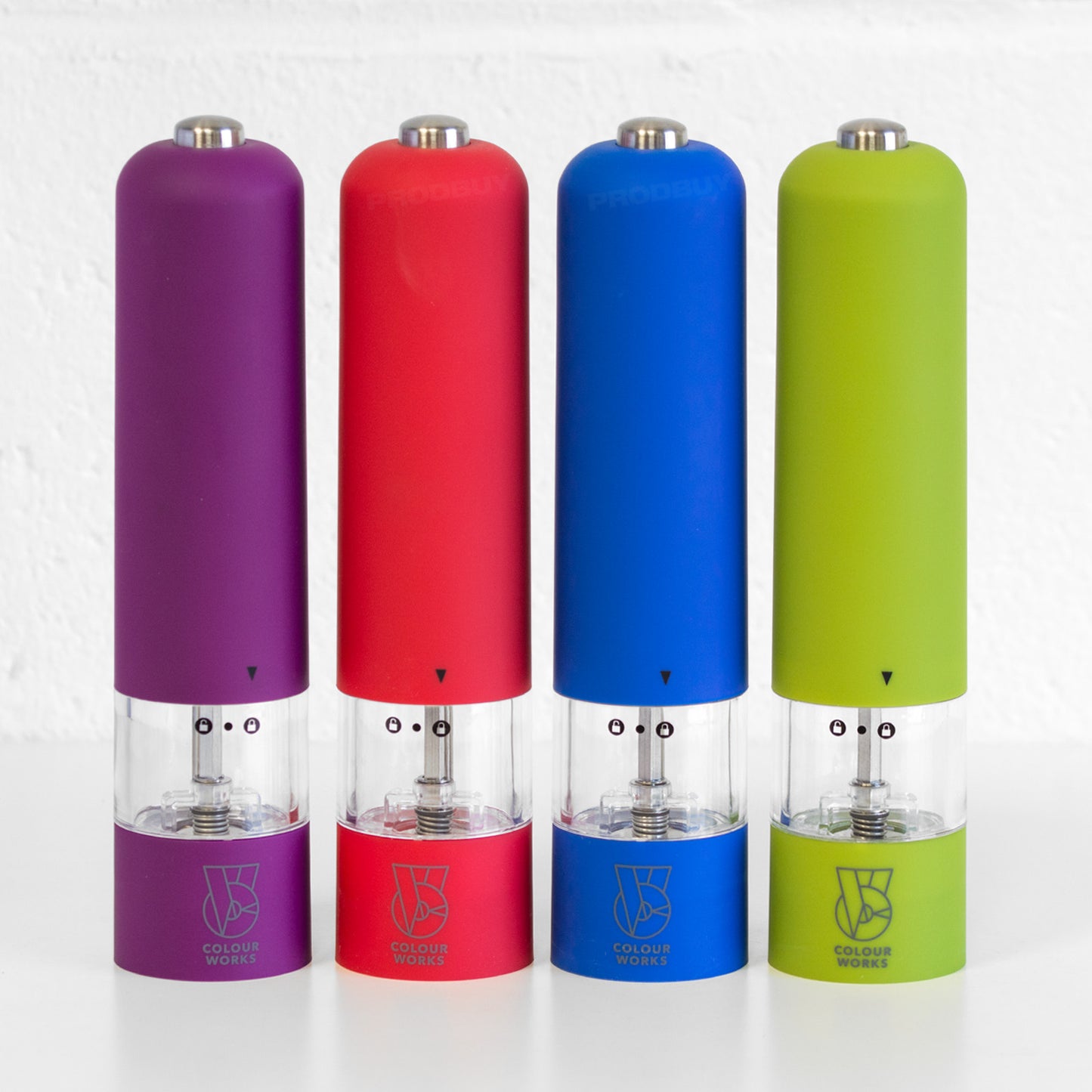 Tall 22cm Salt & Pepper Electronic Mills Set