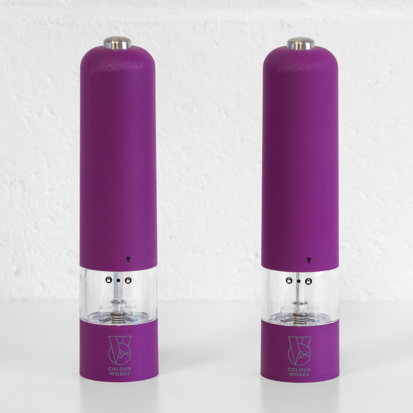 Tall 22cm Salt & Pepper Electronic Mills Set