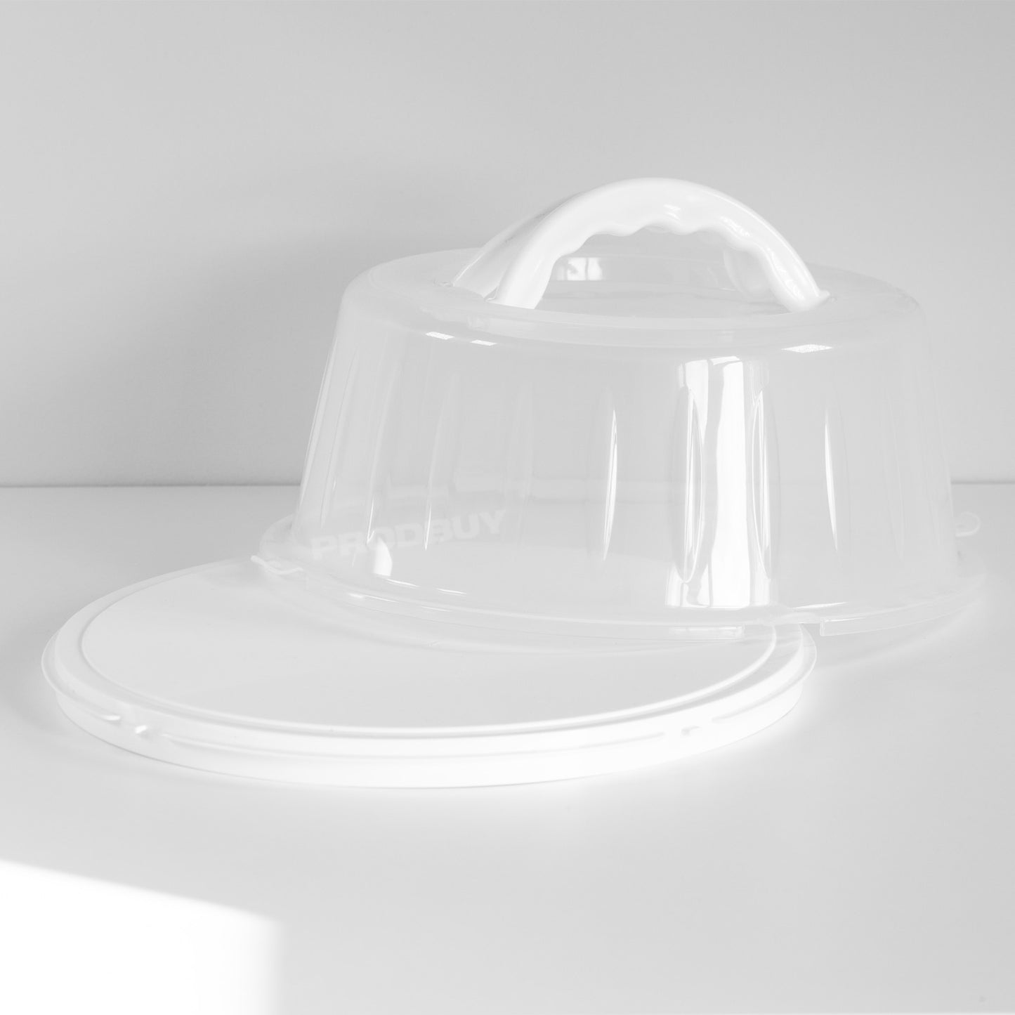 Round Cake Carrier with Clip on Lid Cover 33cm