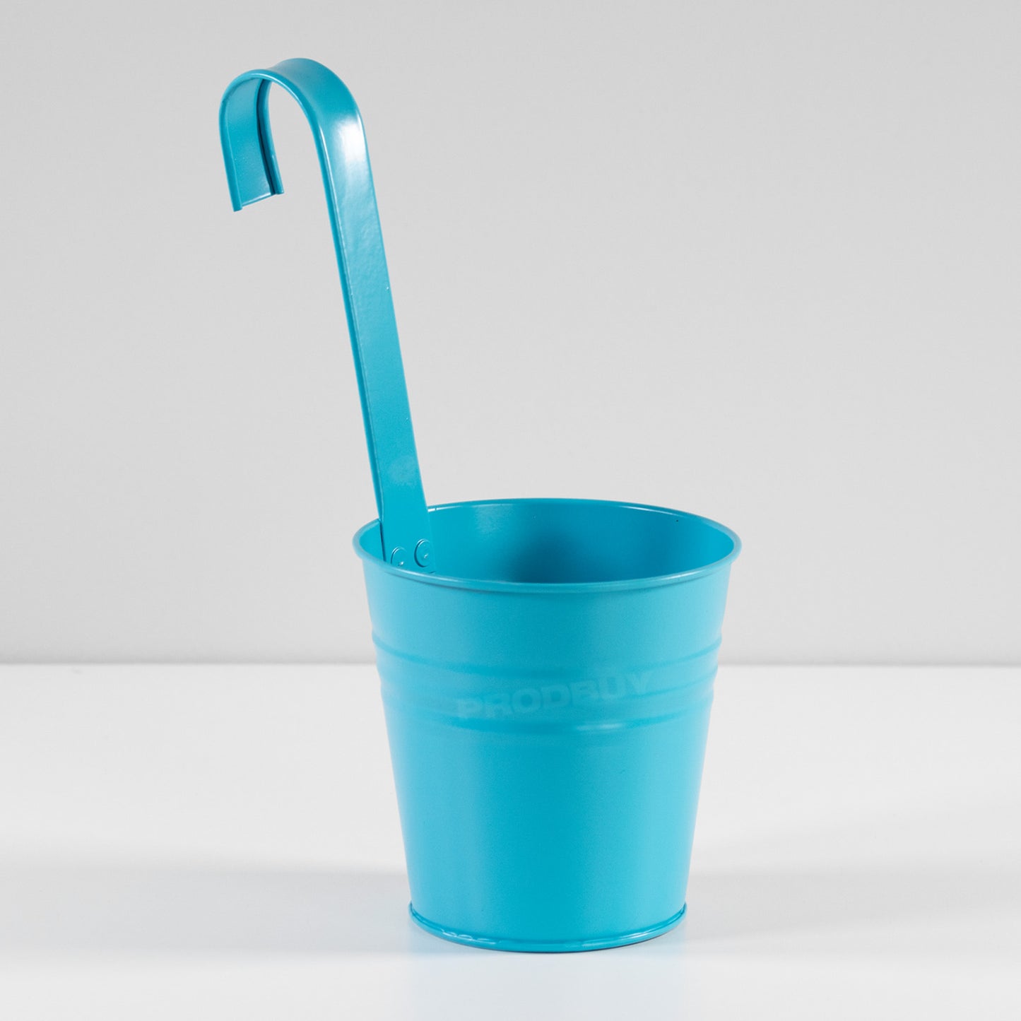 Set of 3 Colour Metal Hanging Planter Pots