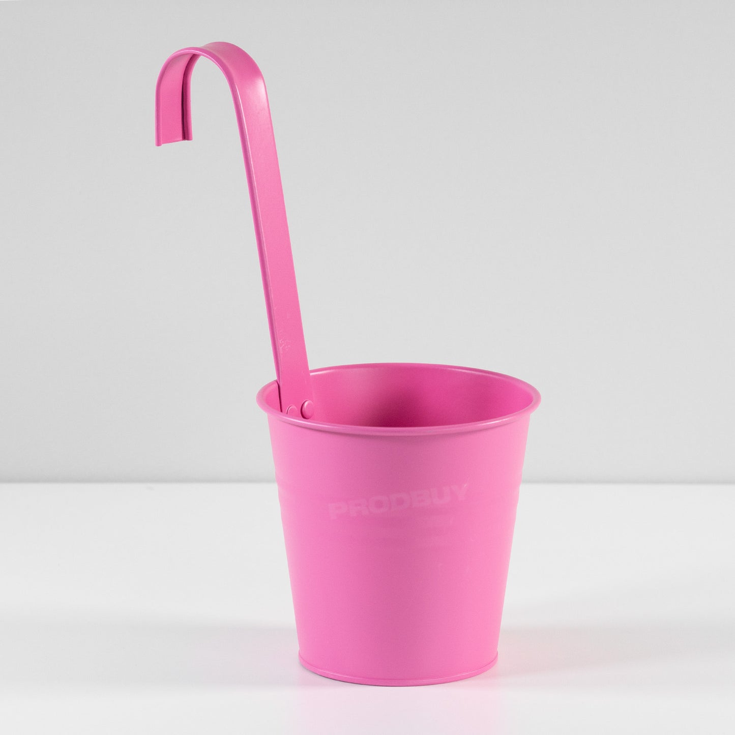Set of 3 Colour Metal Hanging Planter Pots