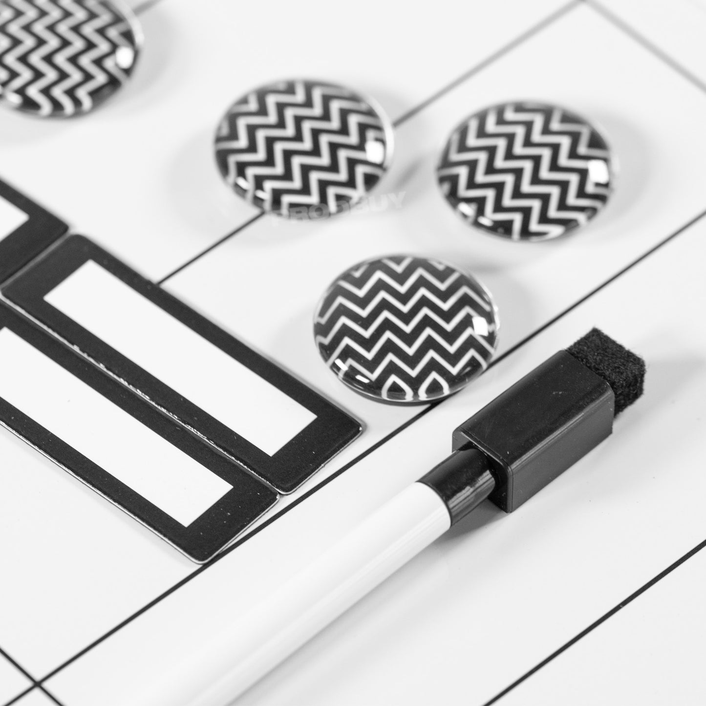 Magnetic Whiteboard Weekly Planner with Magnets and Pen Wall Mounted