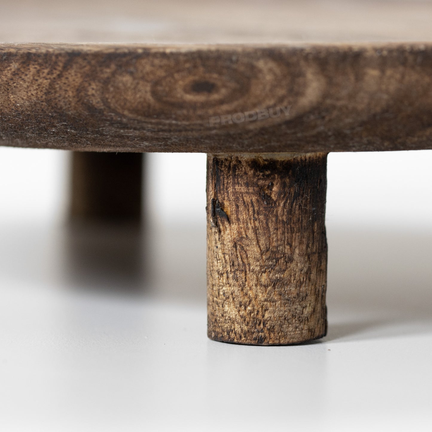 Round 30.5cm Mango Wood House Plant Pot Stand