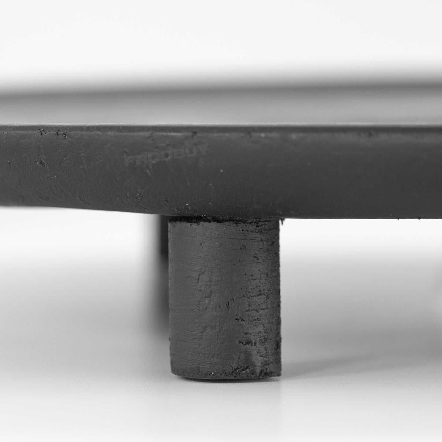 Round 38cm Black Wooden Plant Pot Stand