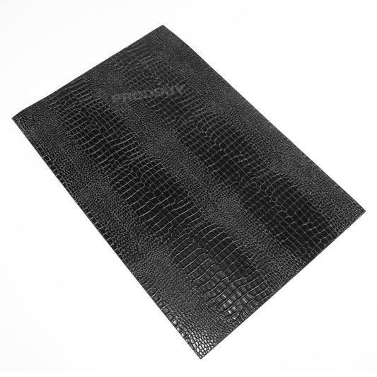 Set of 4 Large Black 45cm Snake Skin Style Placemats