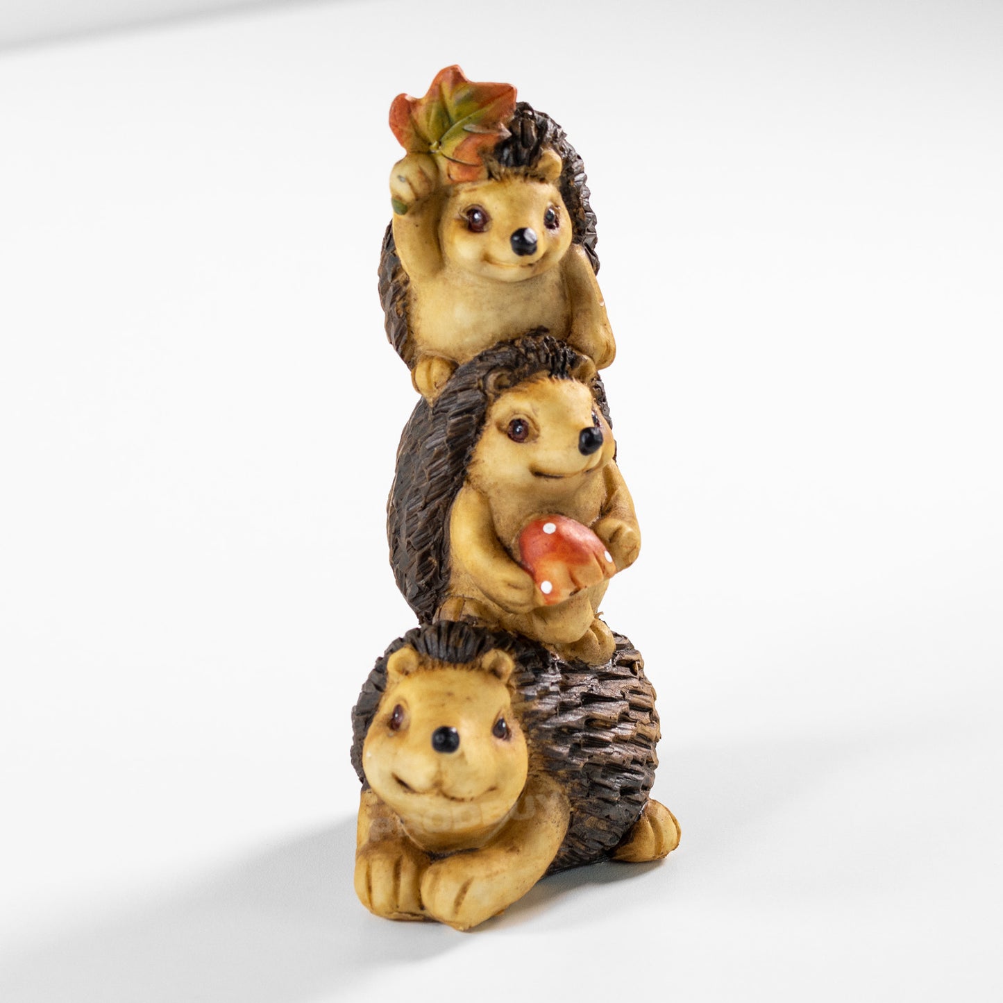 Set of 2 Hedgehog Family Garden Ornaments