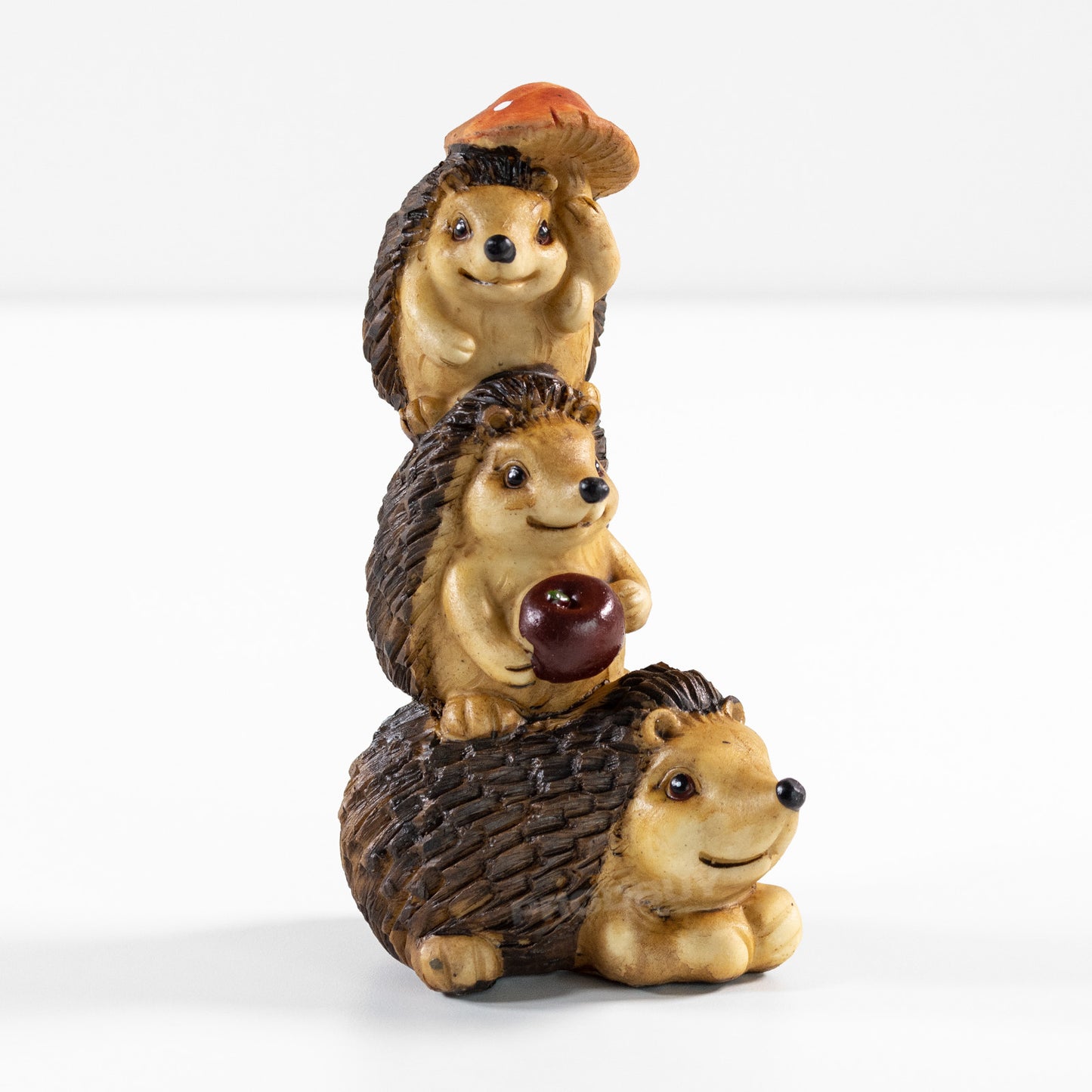 Set of 2 Hedgehog Family Garden Ornaments