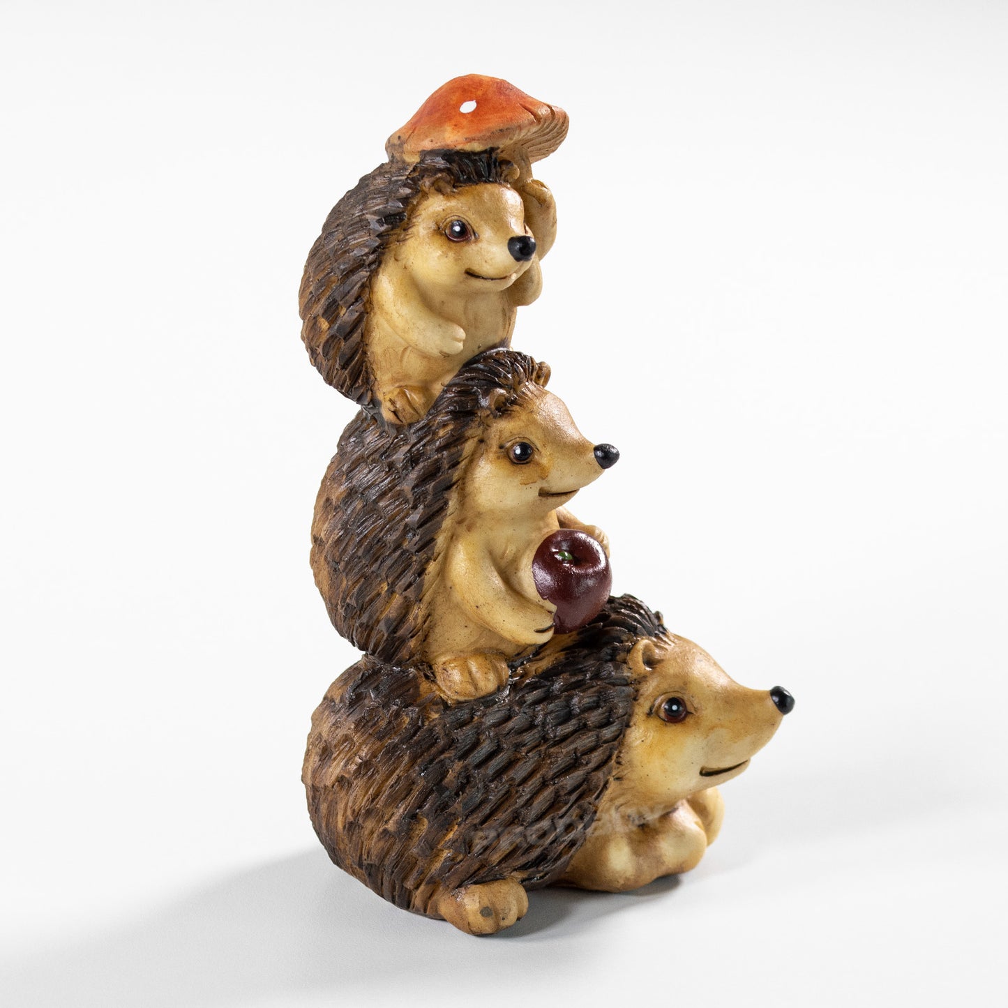 Set of 2 Hedgehog Family Garden Ornaments