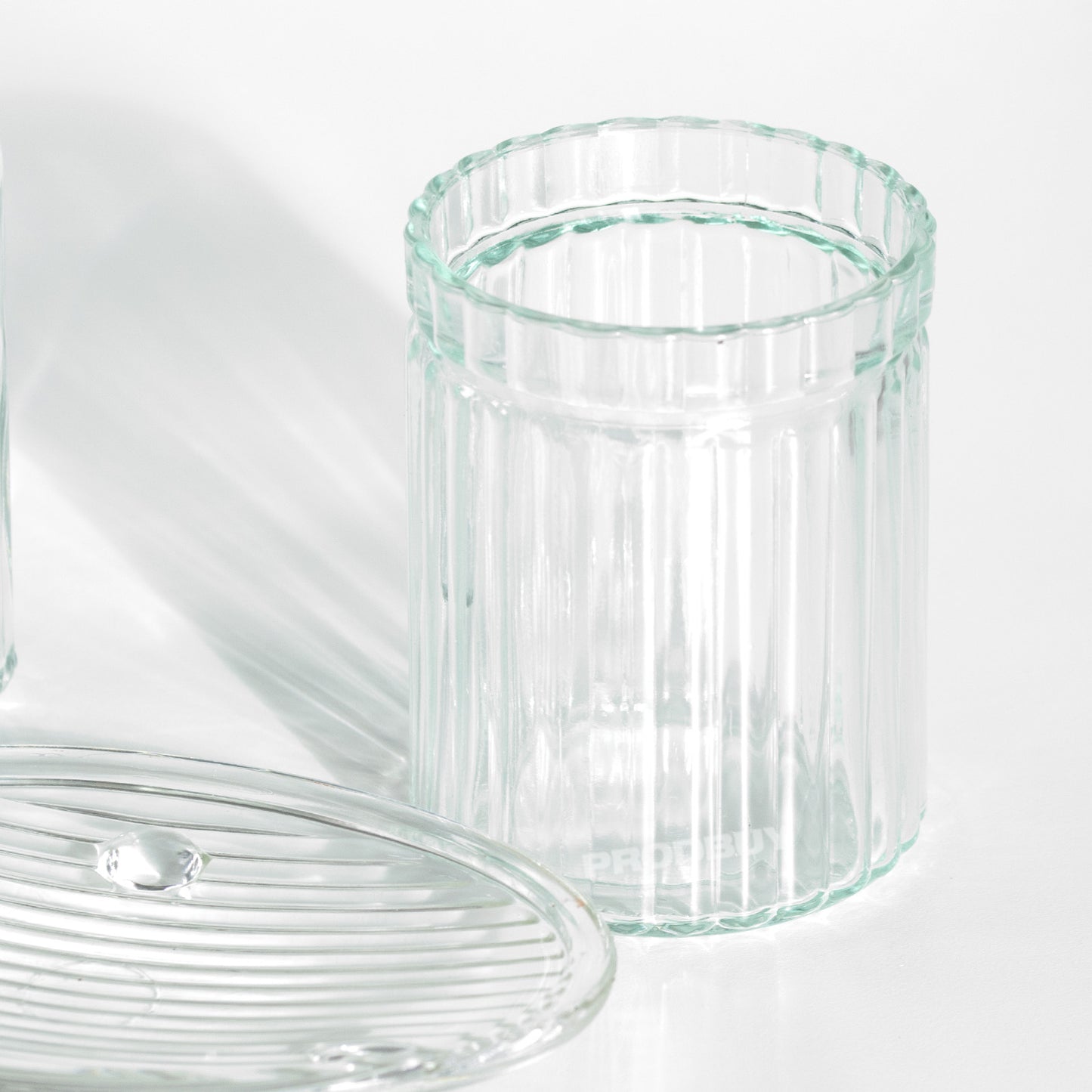 3 Piece Glass Bathroom Sink Accessories Set