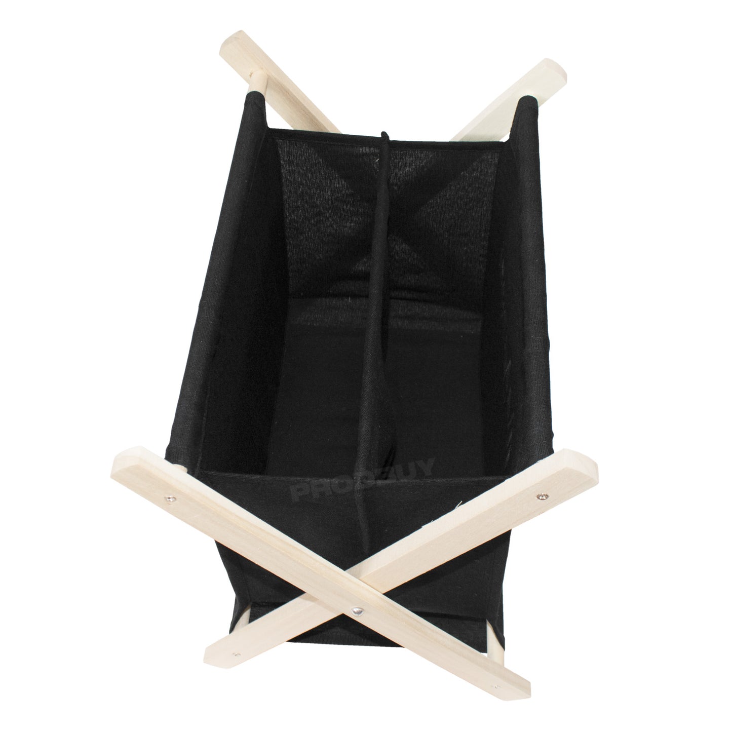 Fabric Wooden Folding Magazine Storage Rack