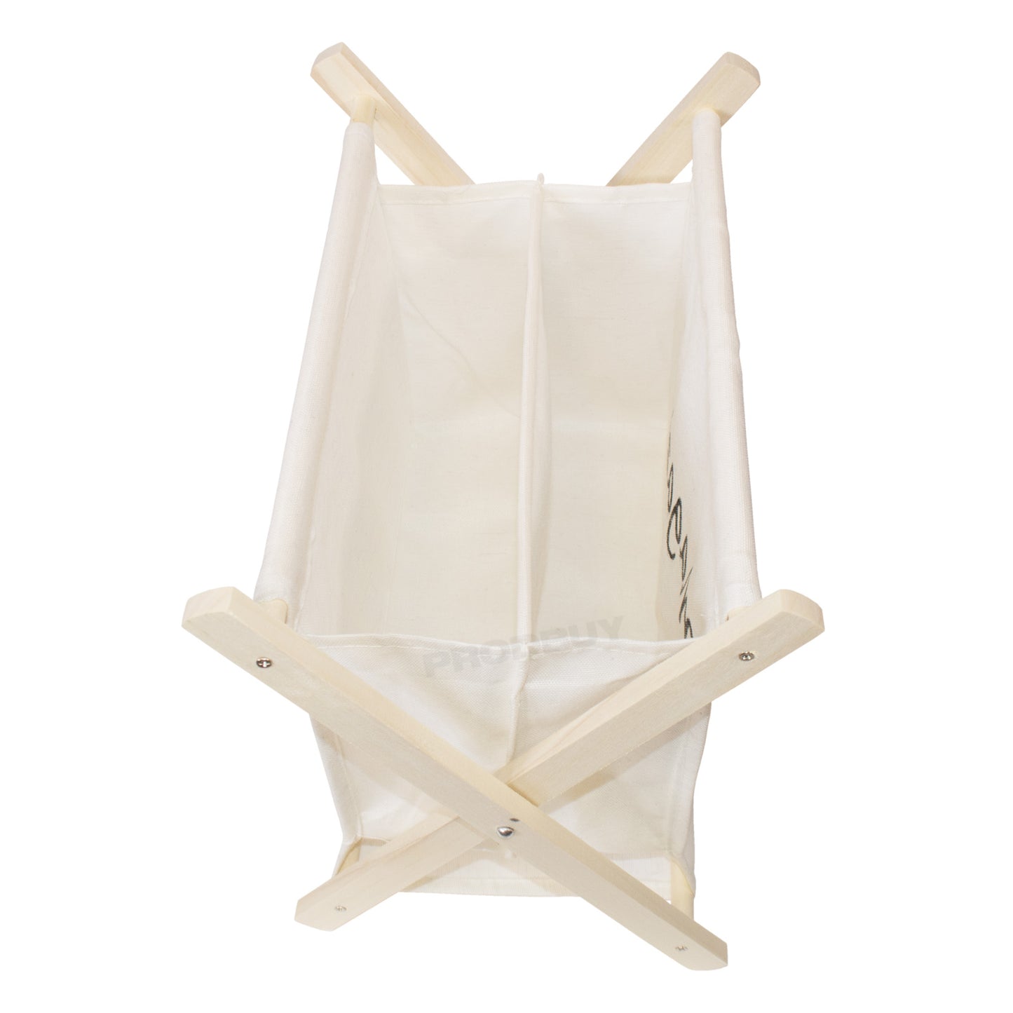 Fabric Wooden Folding Magazine Storage Rack