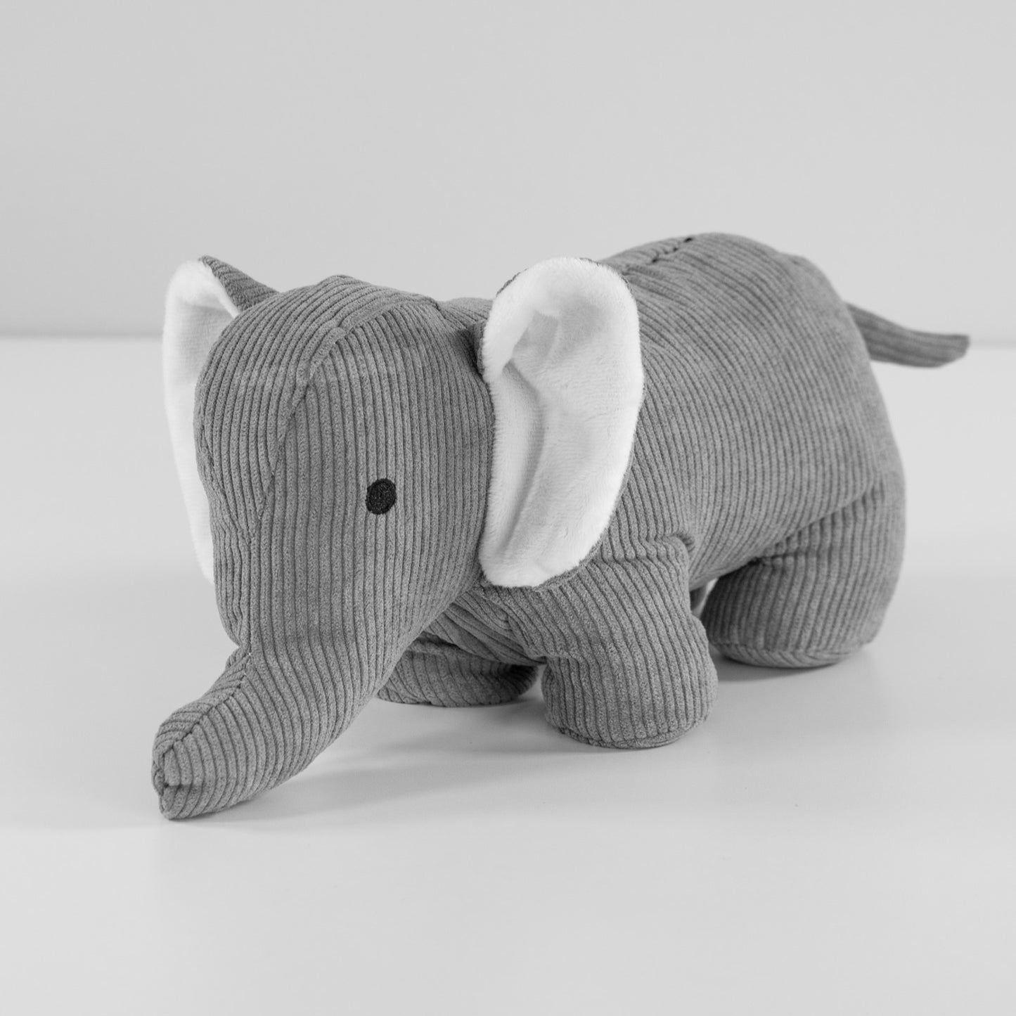 Cute Polyester Ribbed Fabric Animal Door Stop
