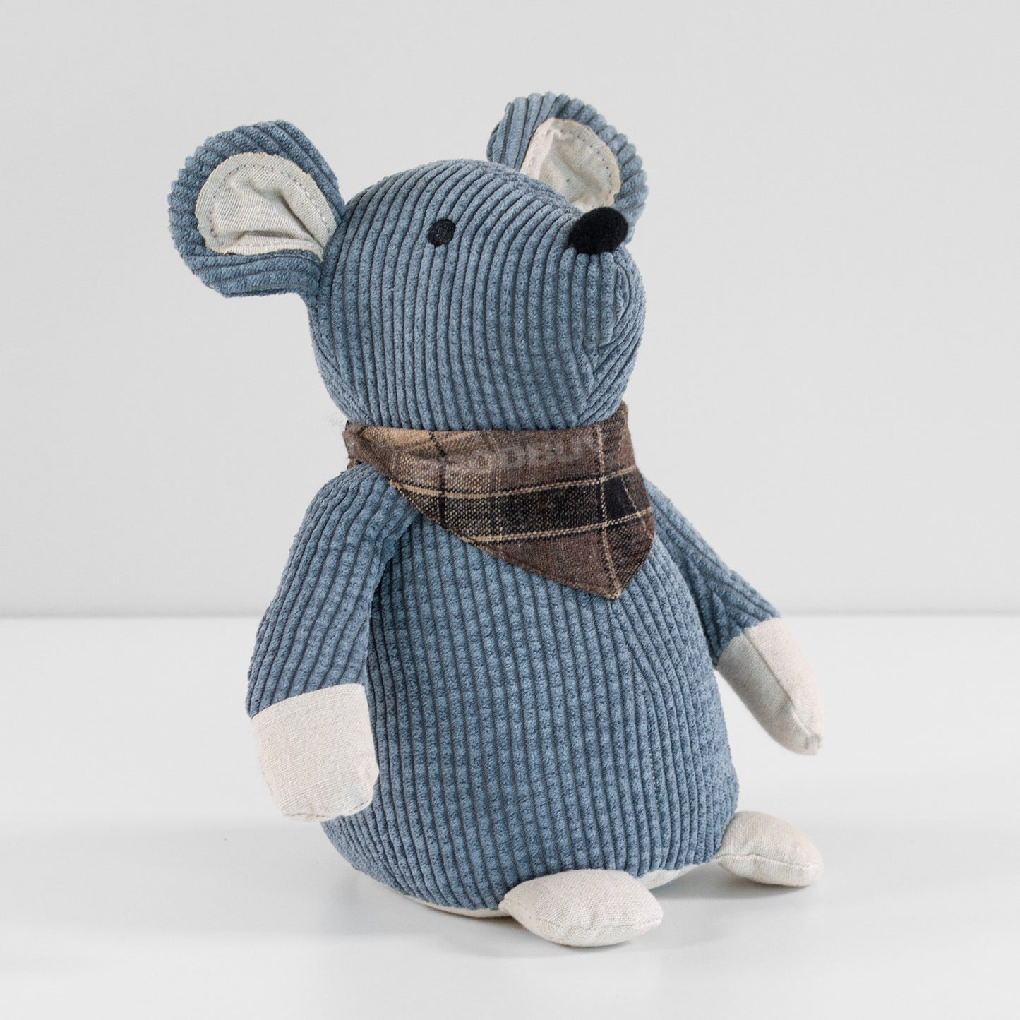 Cute Polyester Ribbed Fabric Animal Door Stop