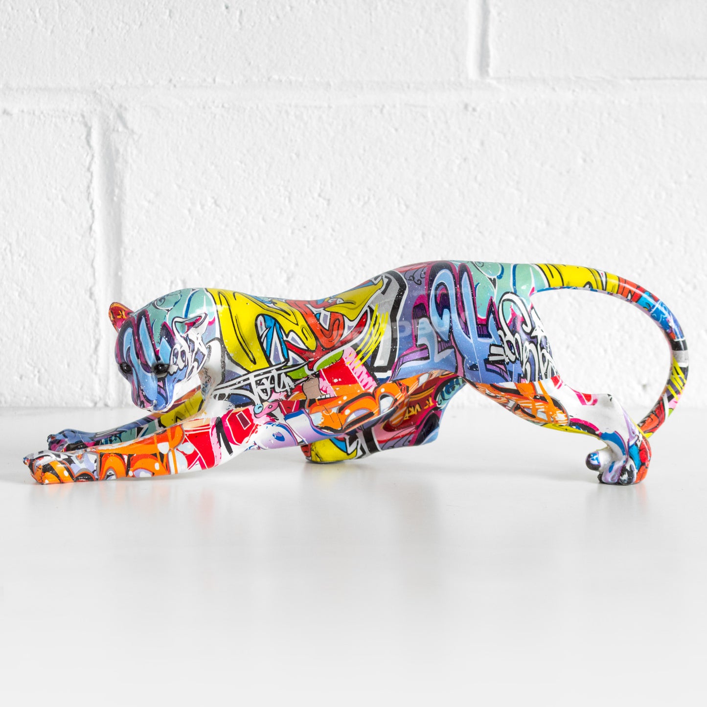 Colourful Graffiti Cheetah Ornament