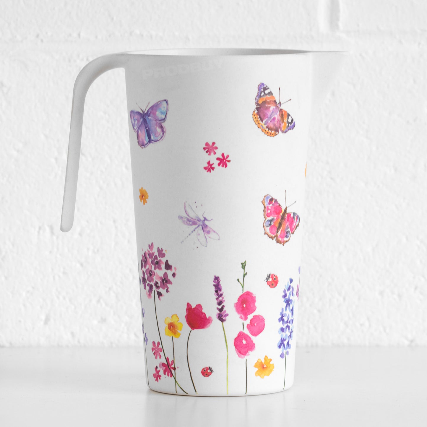 16 Piece Dinner Service Set Butterfly Floral Dinner Plate Salad Bowl Tumbler Cup
