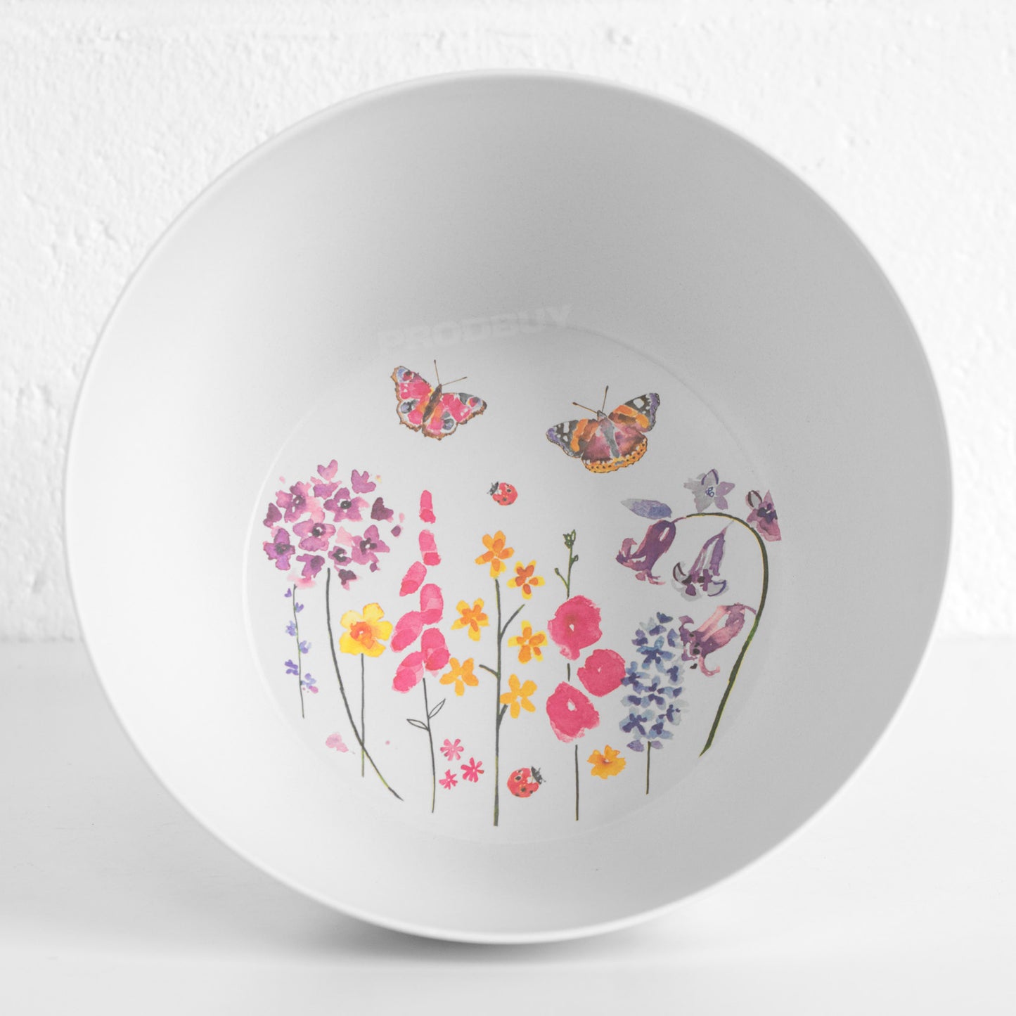 16 Piece Dinner Service Set Butterfly Floral Dinner Plate Salad Bowl Tumbler Cup