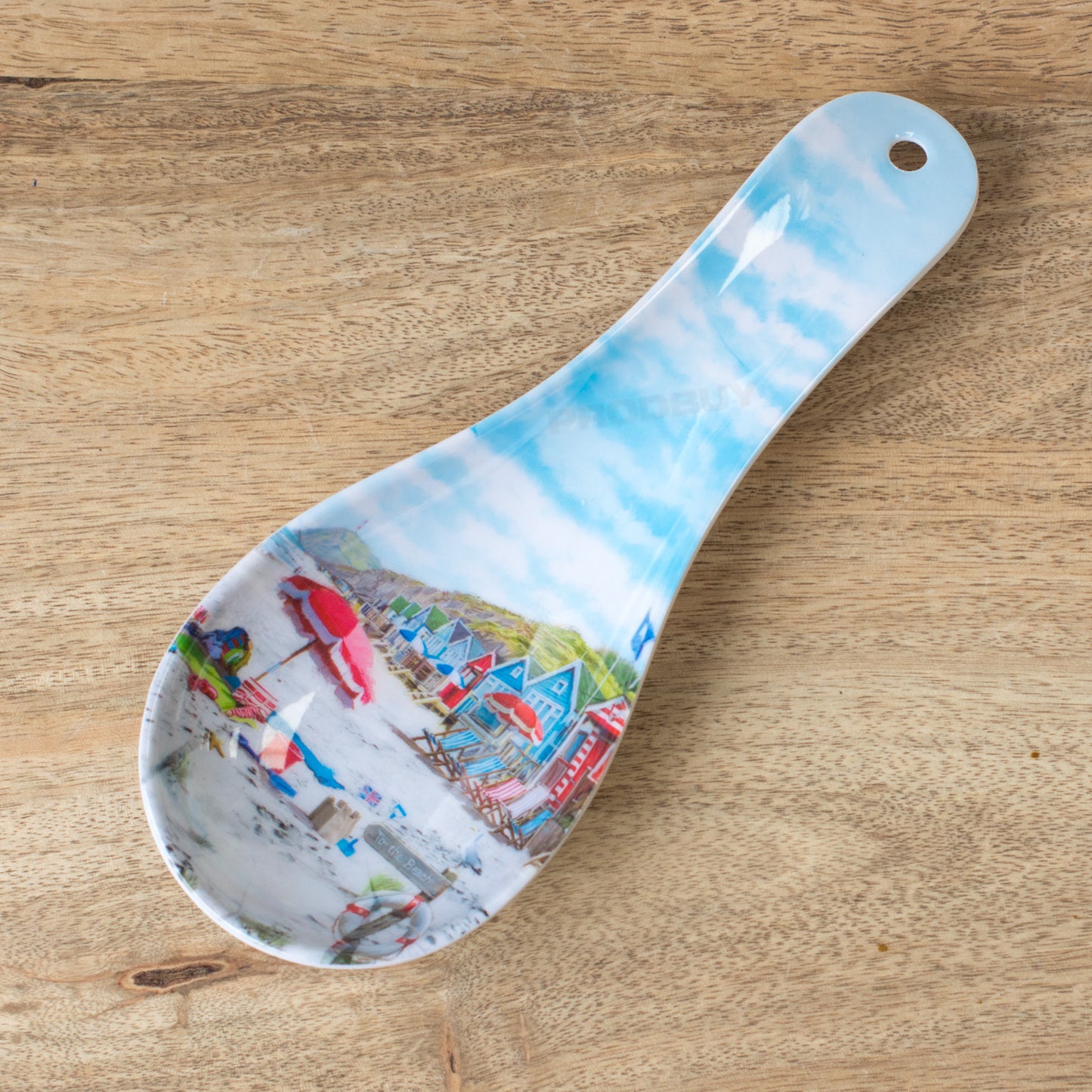 Beach Huts Kitchen Utensil Spoon Rest