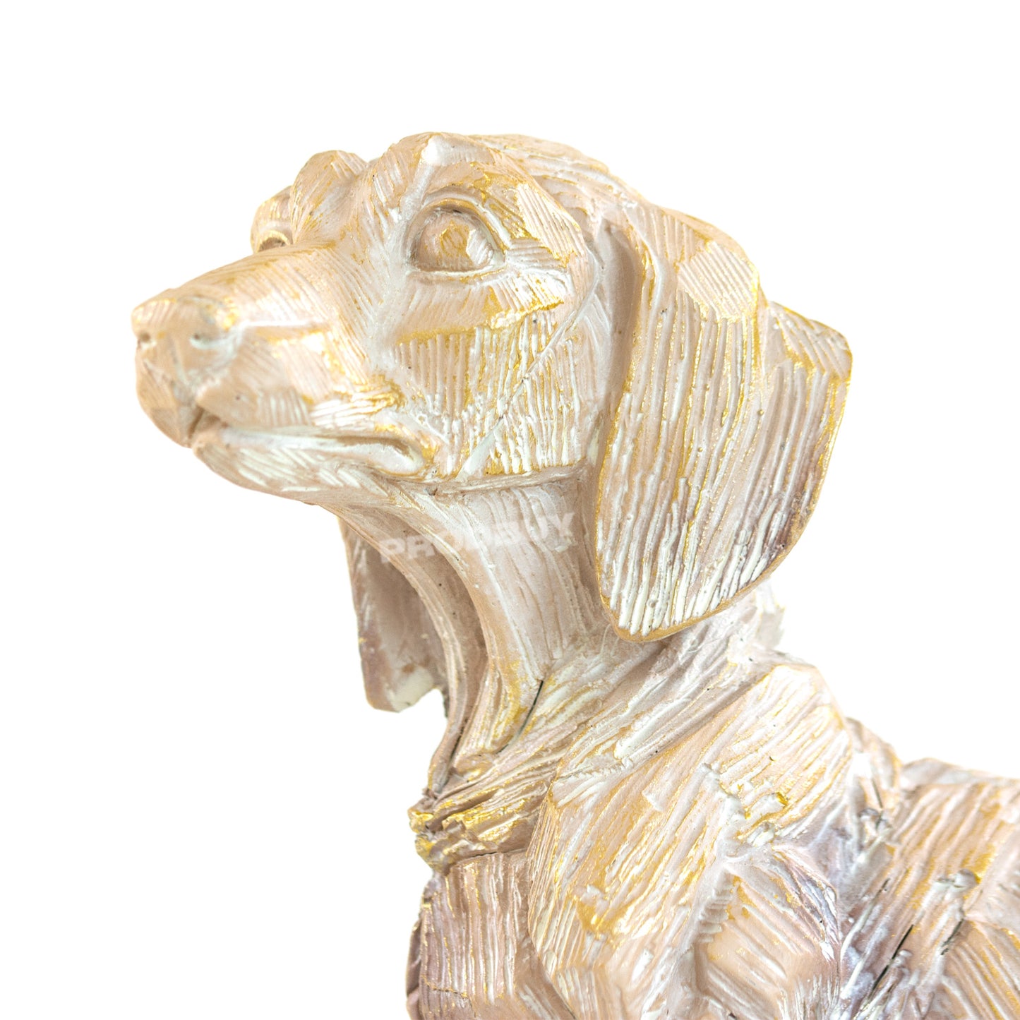 Resin Driftwood Style Dachshund Ornament