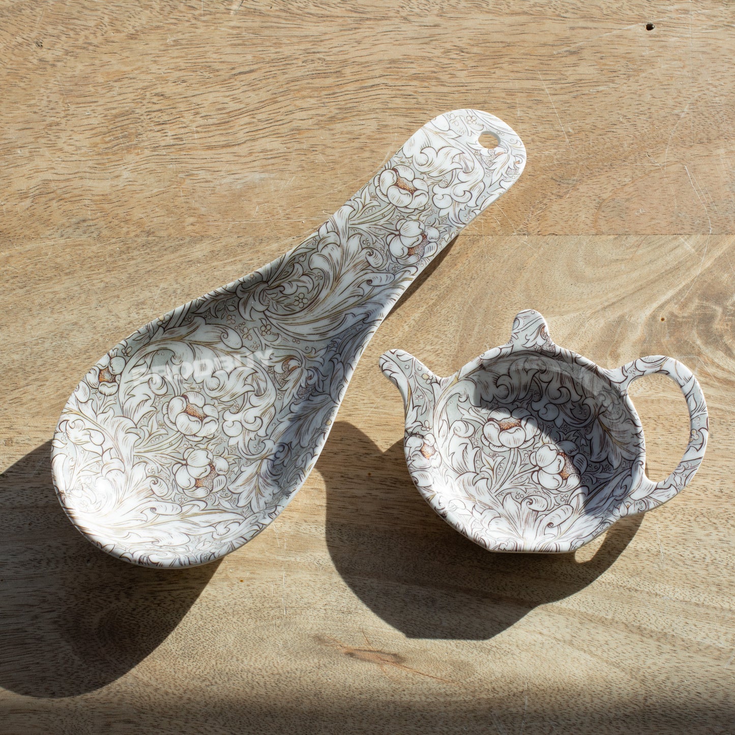William Morris Bachelor's Tea Bag Tidy & Spoon Rest