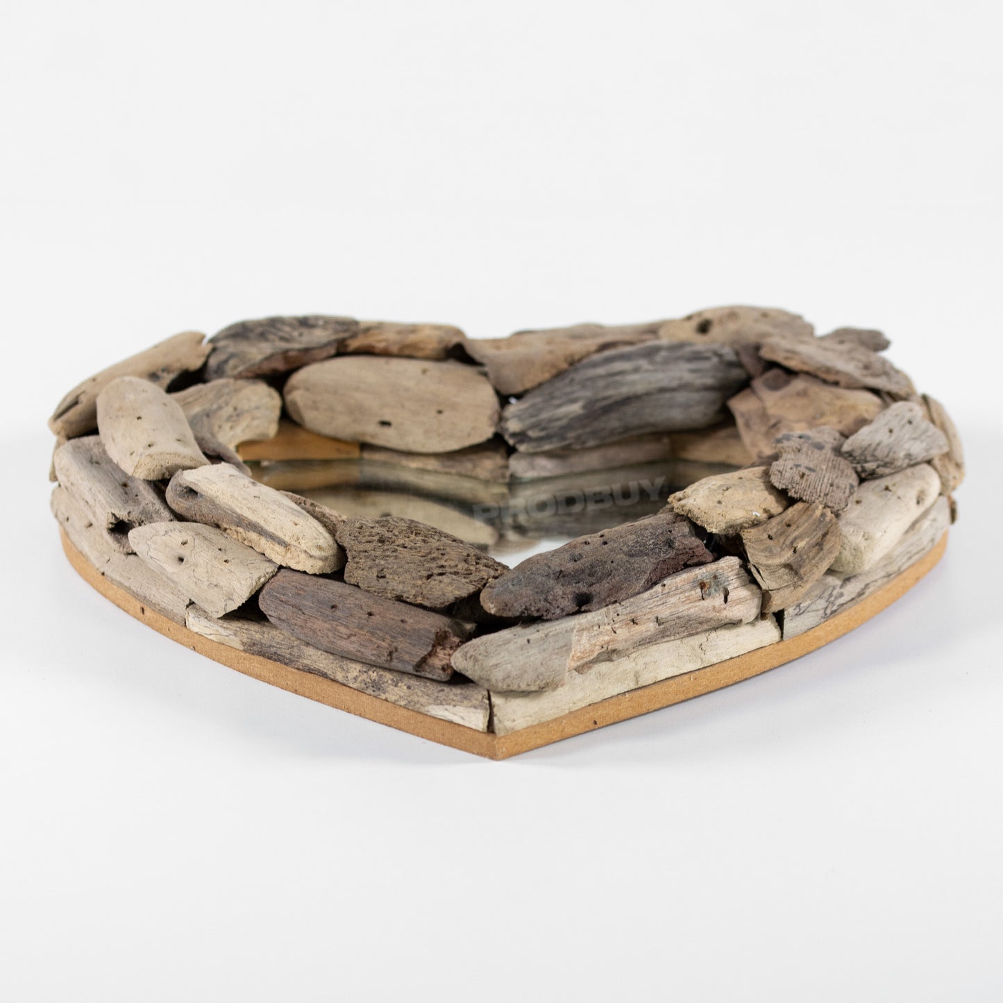 Small Driftwood Heart 30cm Wall Mirror
