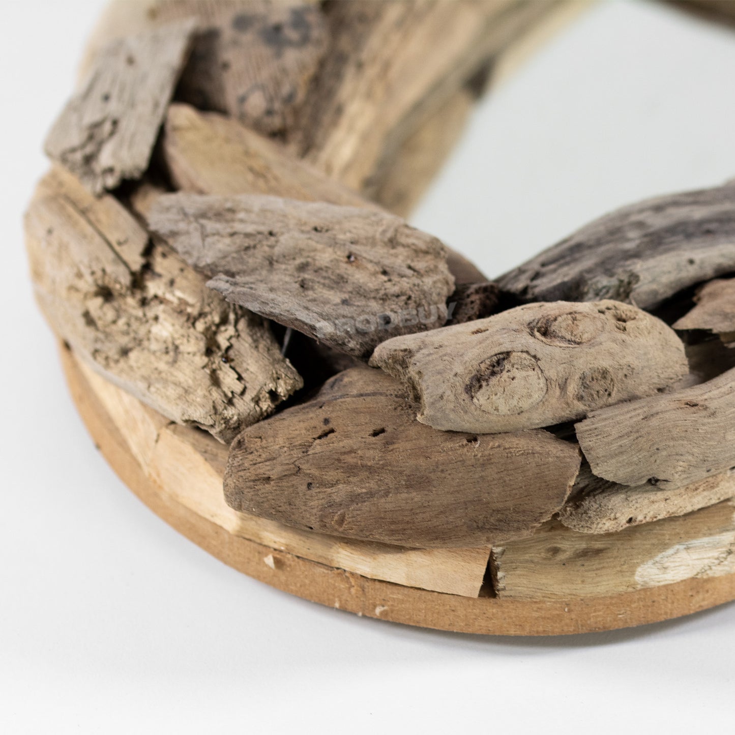 Small Driftwood Heart 30cm Wall Mirror