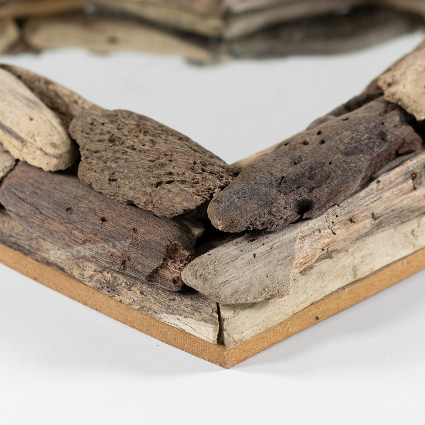 Small Driftwood Heart 30cm Wall Mirror