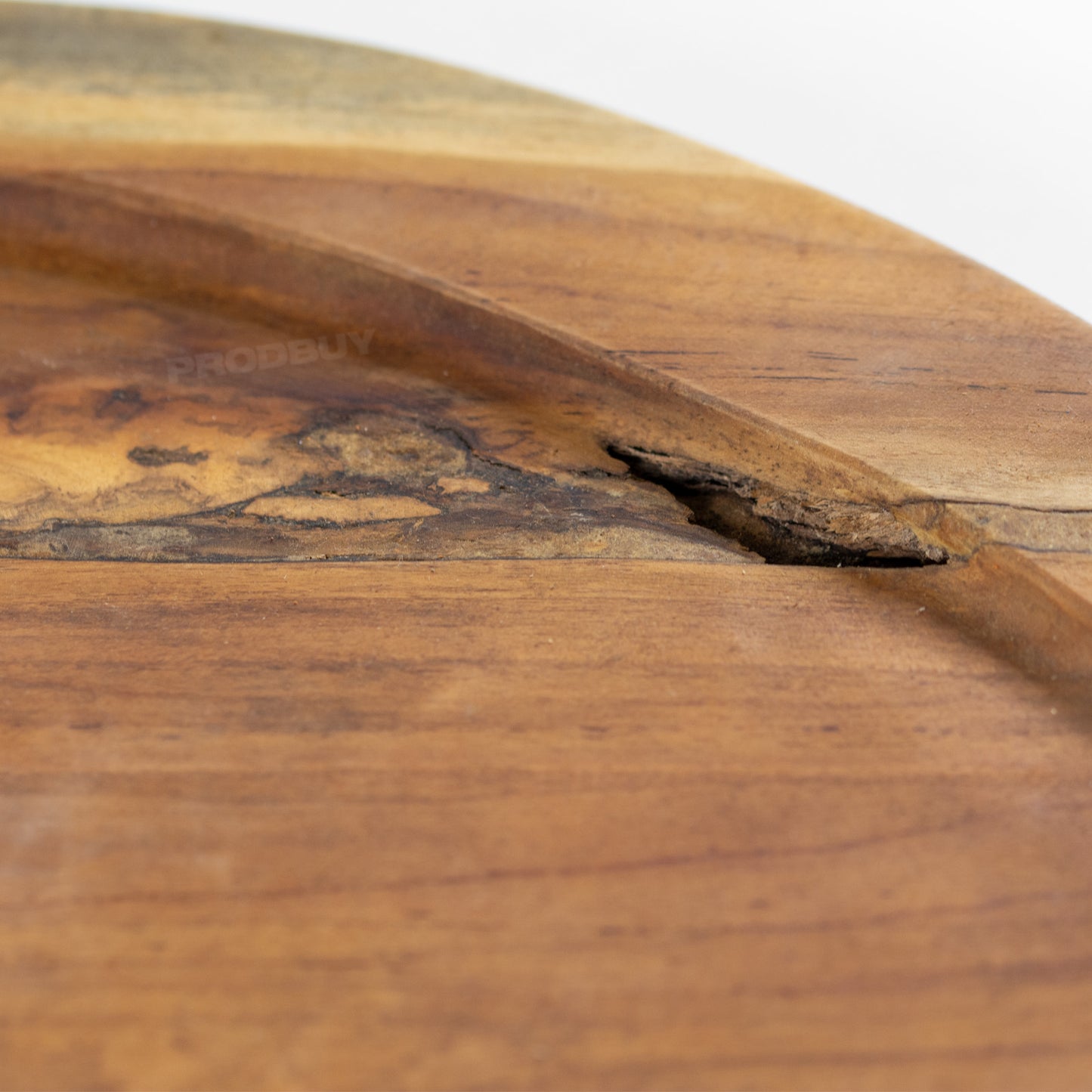 Heart Shape Teak Root Wood Serving Plate