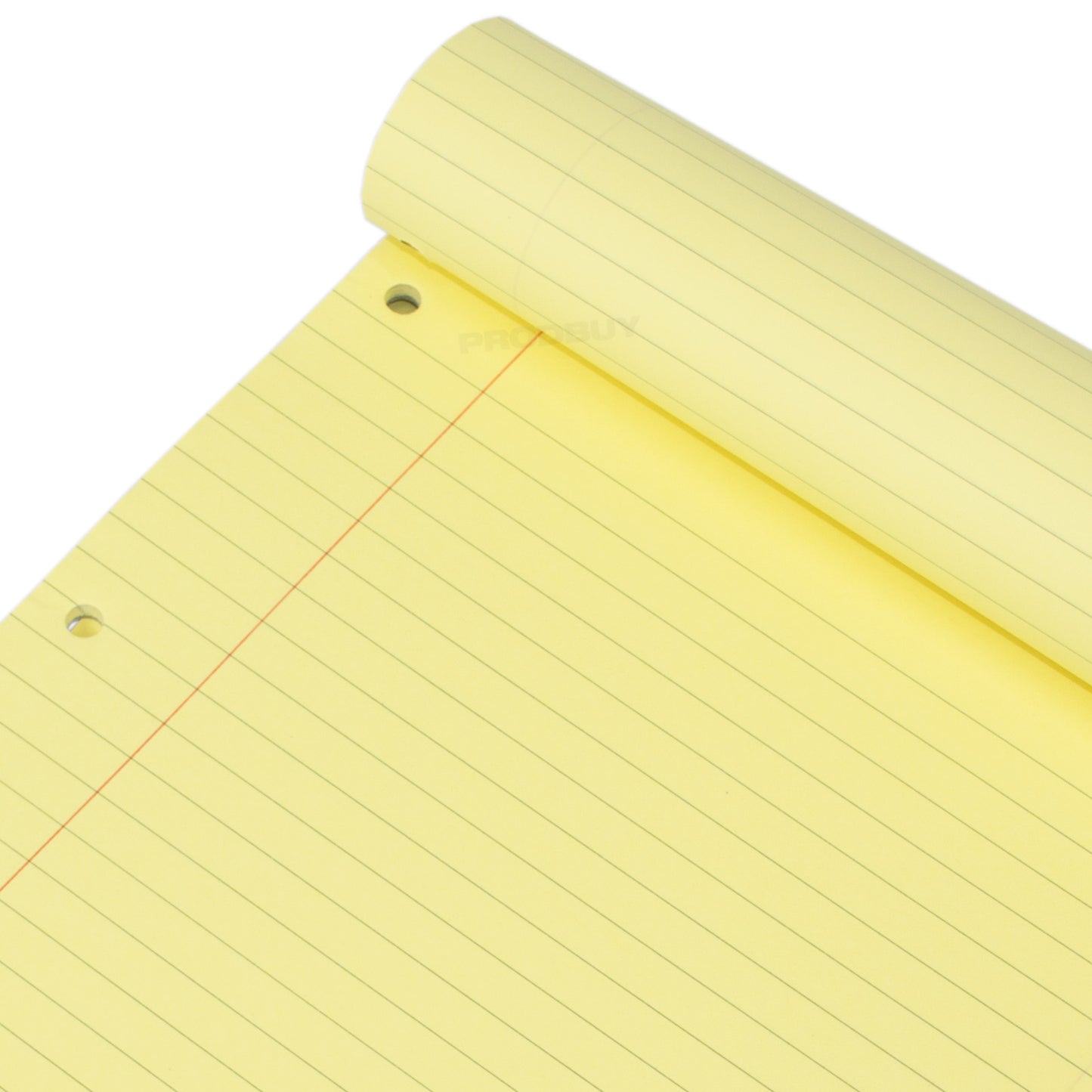 Set of 5 Yellow Legal Pads Lined A4 Memory Paper Notepads