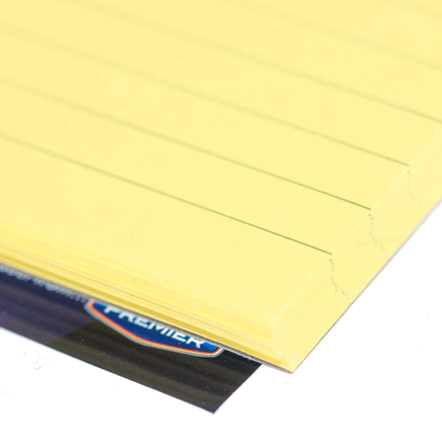 Set of 3 Yellow Lined A4 Memory Paper Notepads with Side Spiral