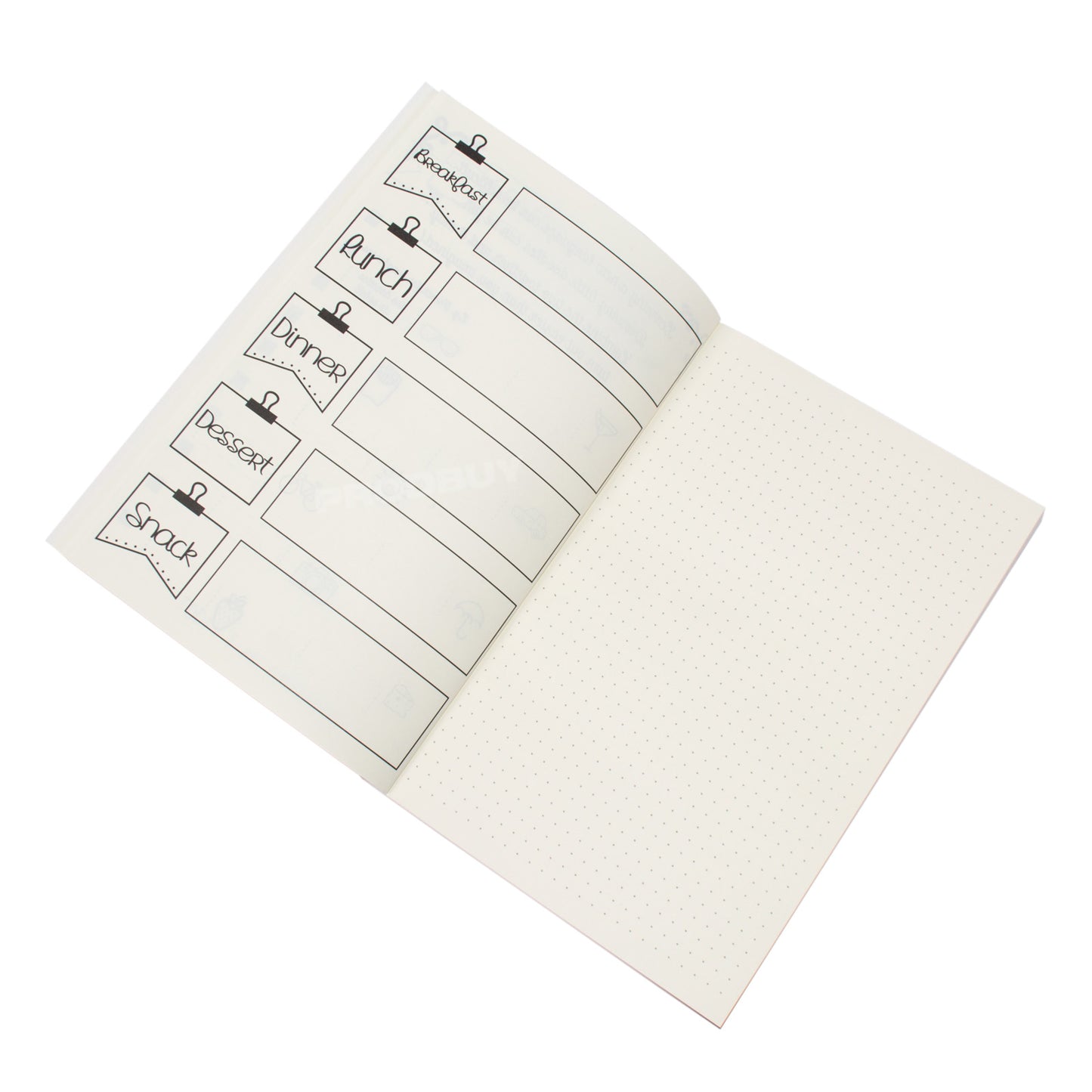 Floral Bullet Journal A5 with 100 Sheets & 5mm Dot Grid