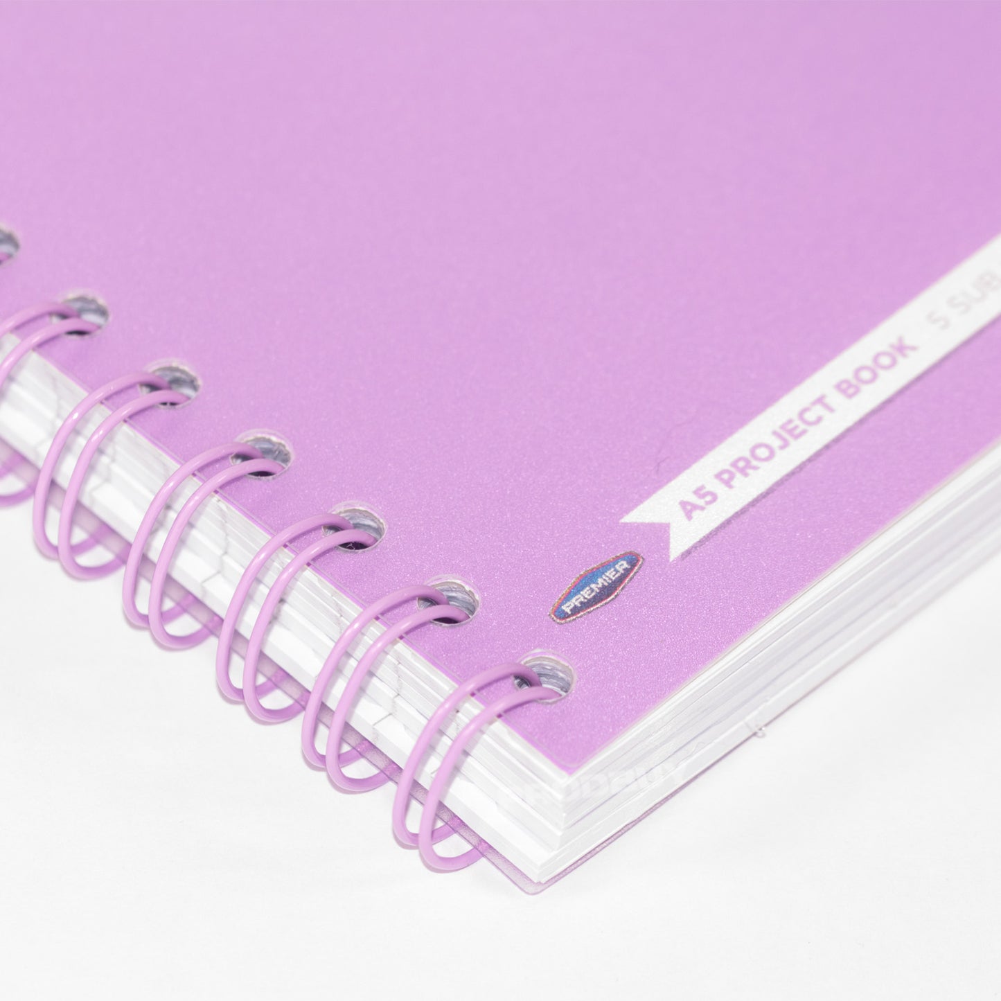 Pastel Colour A5 Spiral Project Book with White Tabs & Inserts