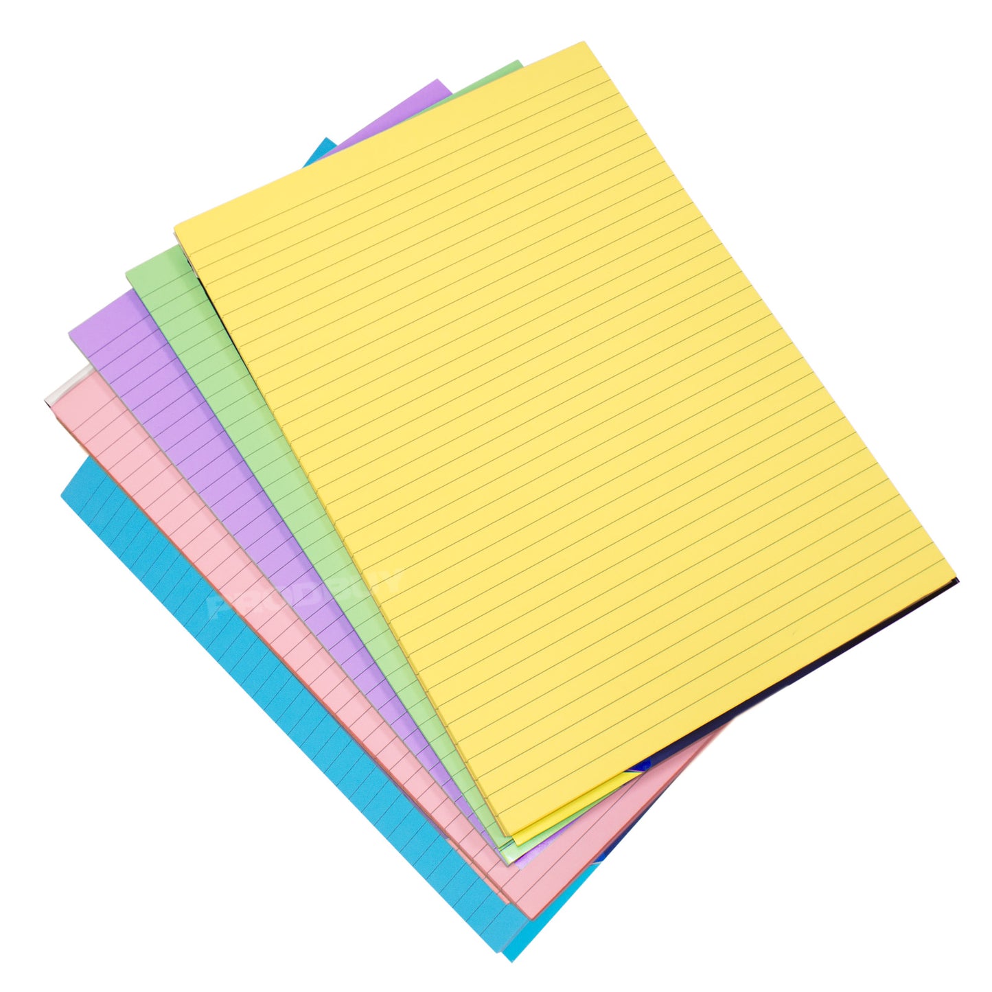 Set of 5 Lined A4 Memory Paper Notepads