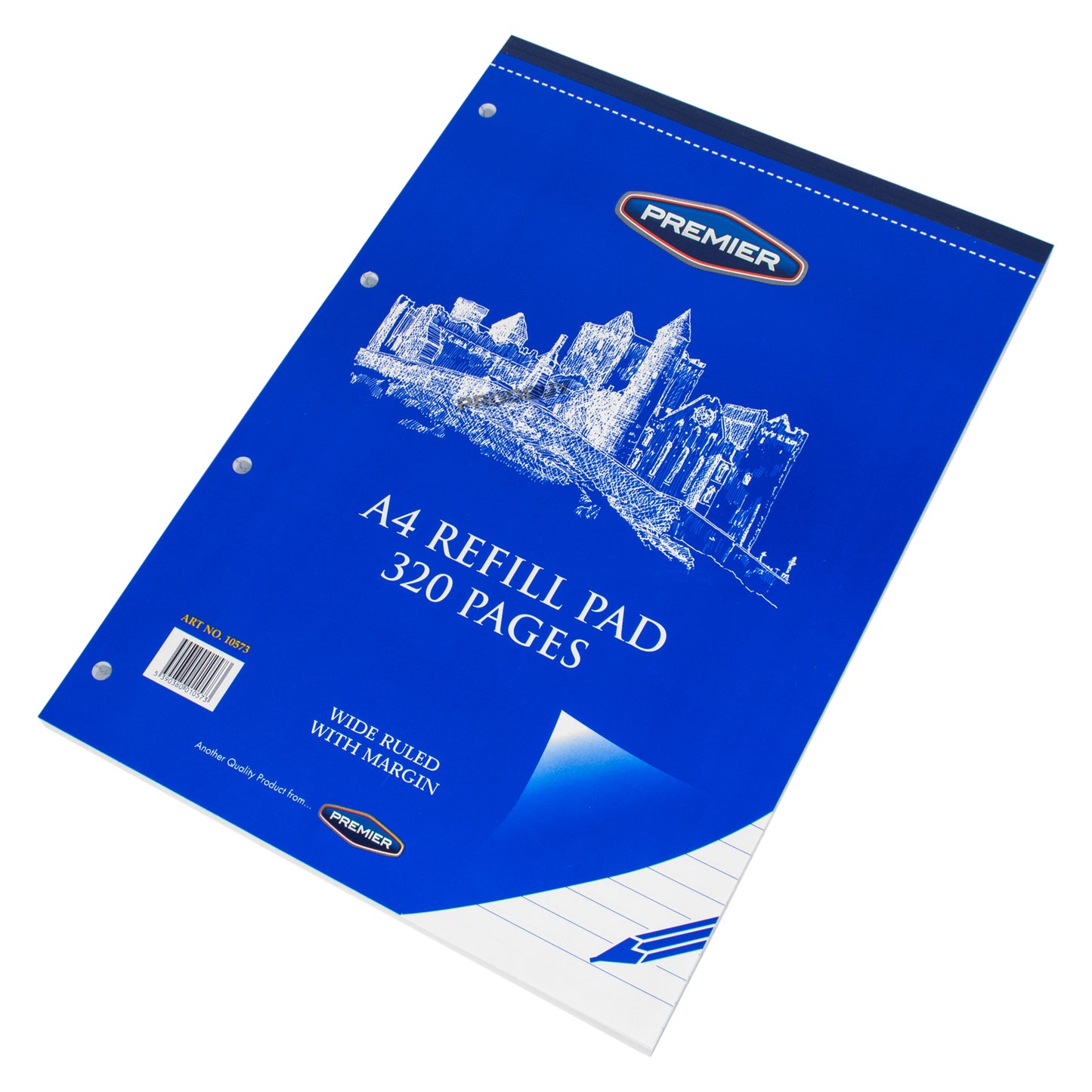 Pack of 3 A4 Top Refill Pads 160 Sheet (320 Page) Lined Memo Notepads