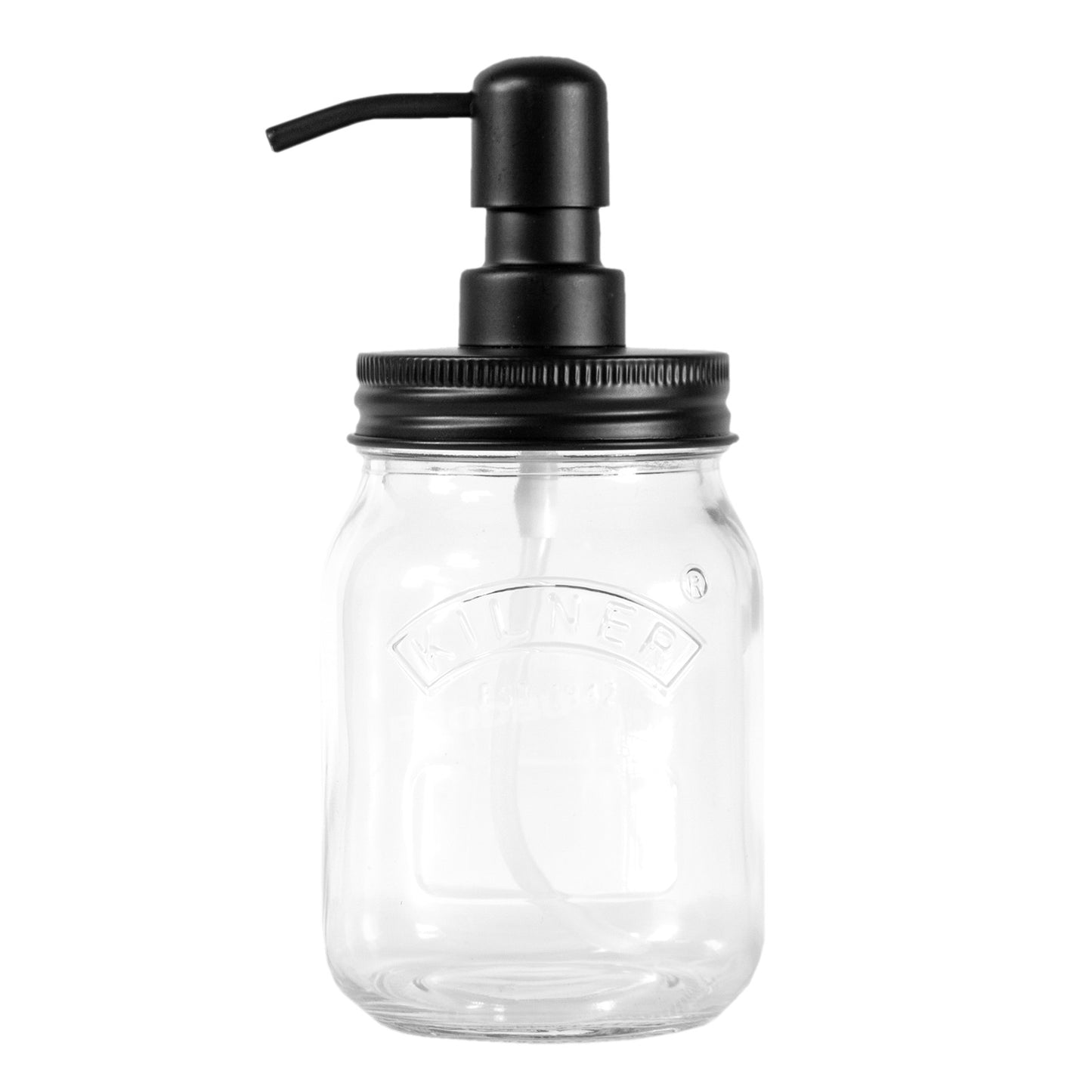 Set of 2 Kilner Glass Lotion Soap Dispensers