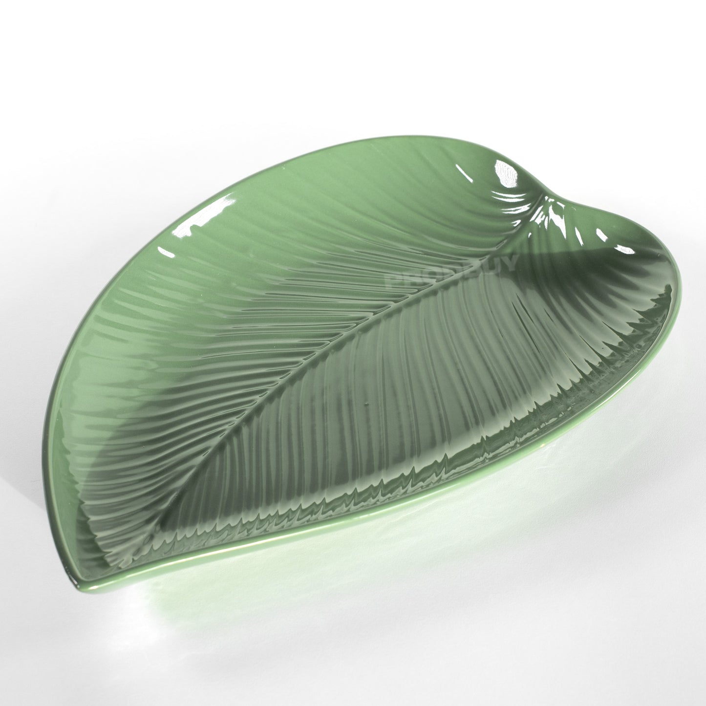 Mason Cash In The Forest - 32cm Green Leaf Serving Platter