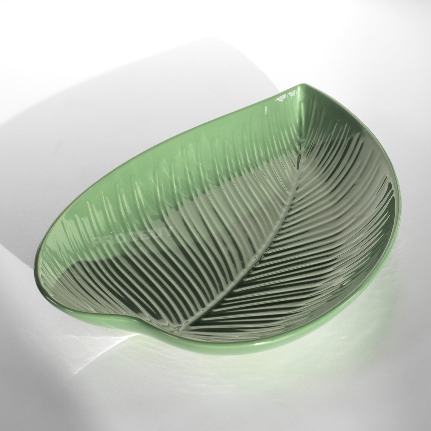 Mason Cash In The Forest - 32cm Green Leaf Serving Platter