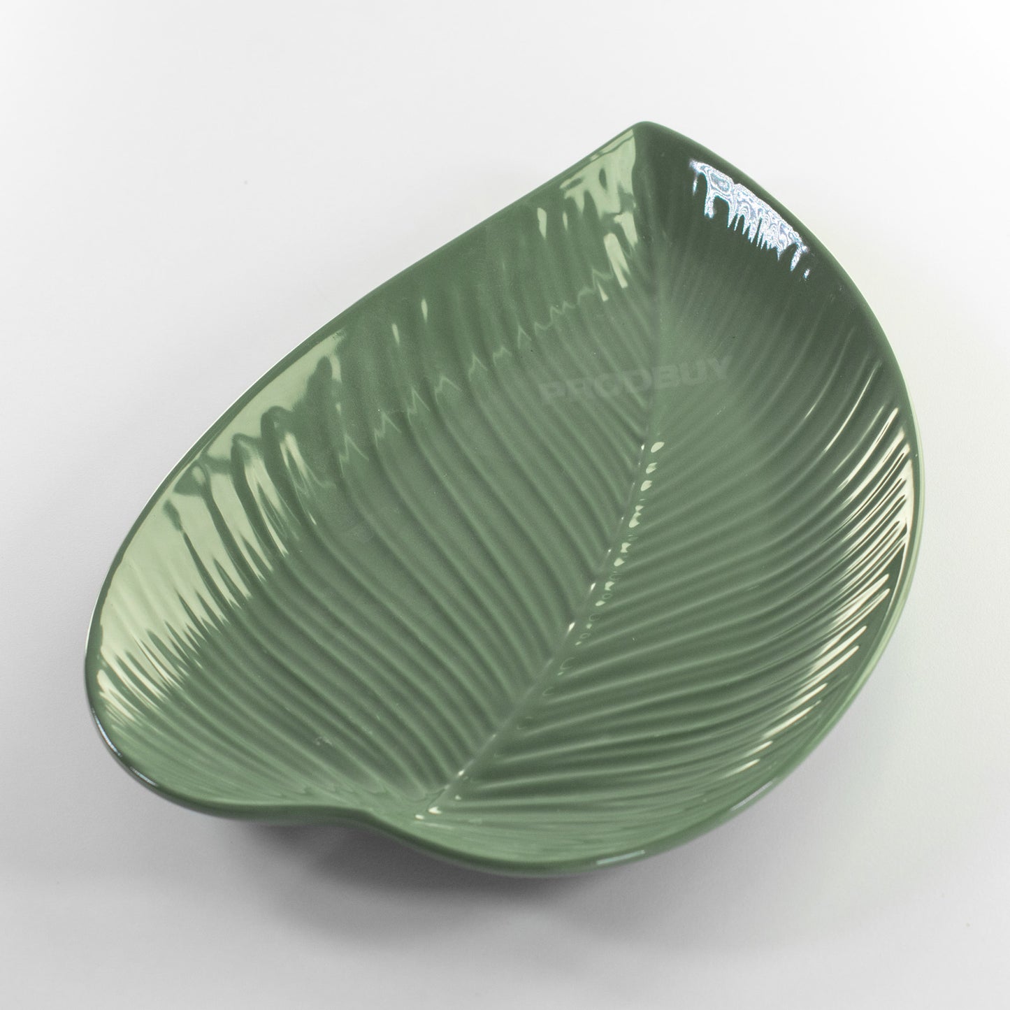 Mason Cash In The Forest - 39cm Green Leaf Serving Platter