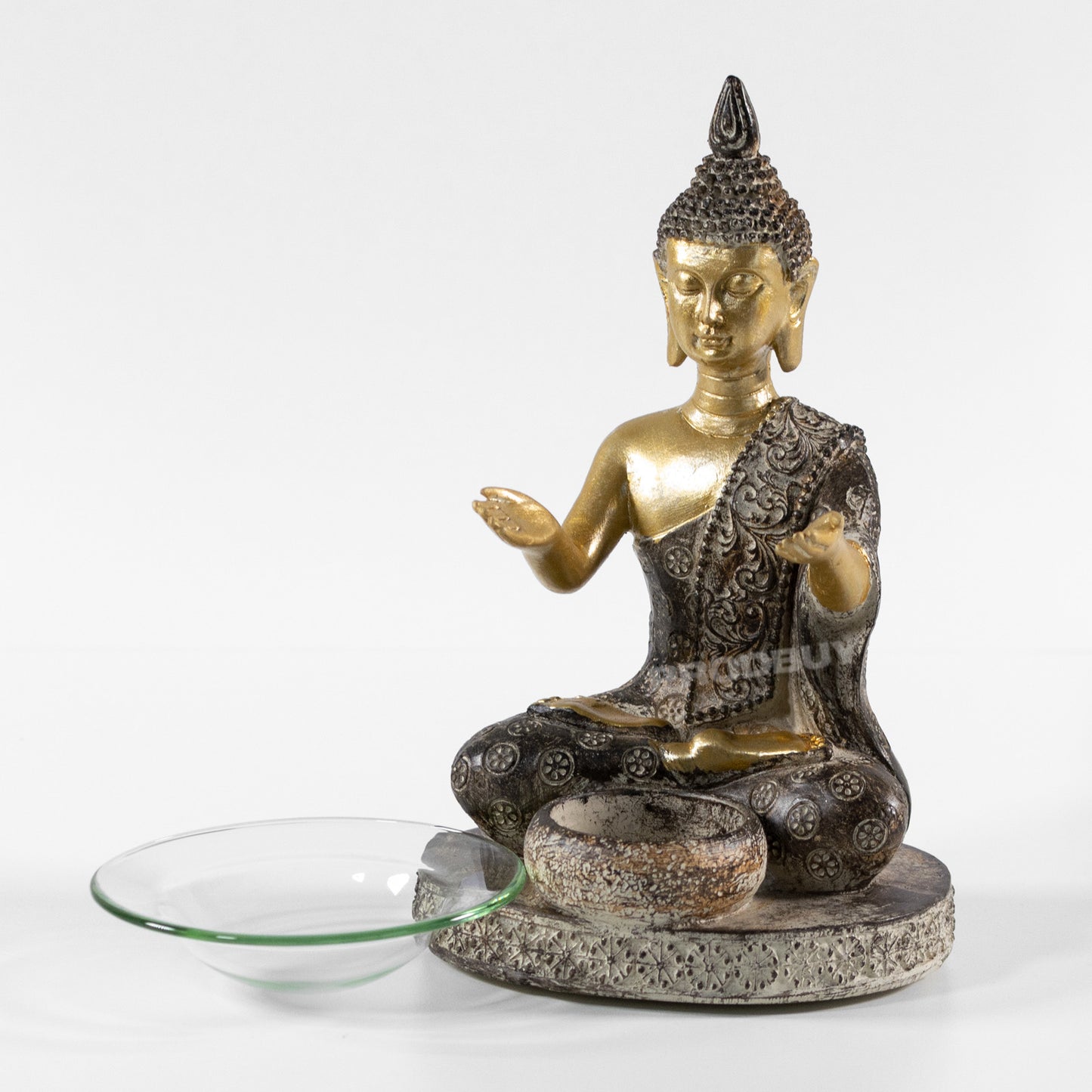 Buddha Oil Burner Tea Light Candle Holder