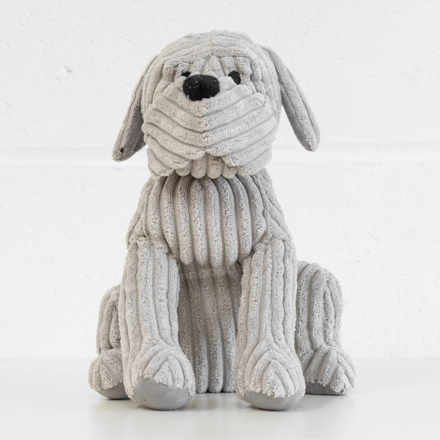 Ribbed Fabric Dog Door Stop