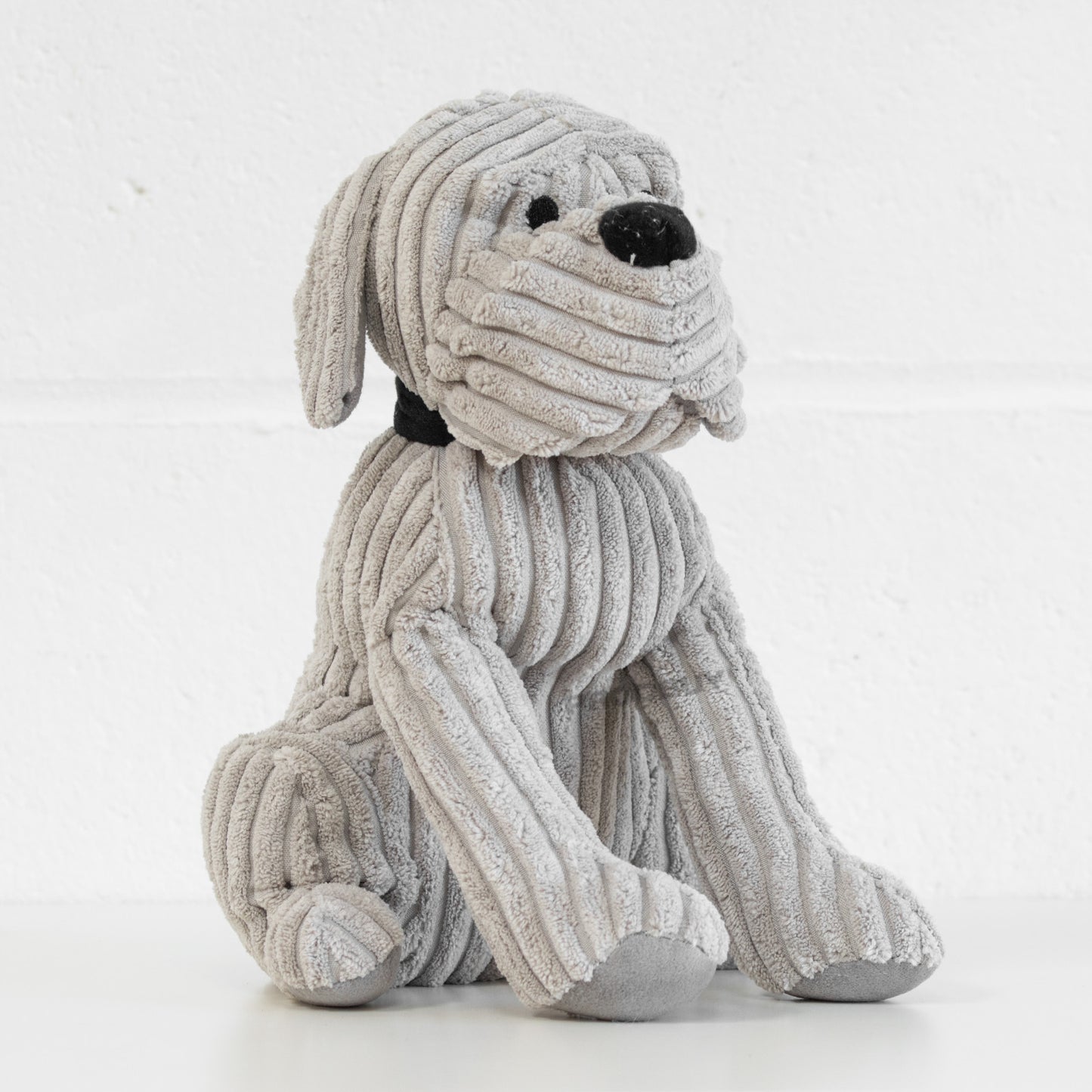 Ribbed Fabric Dog Door Stop