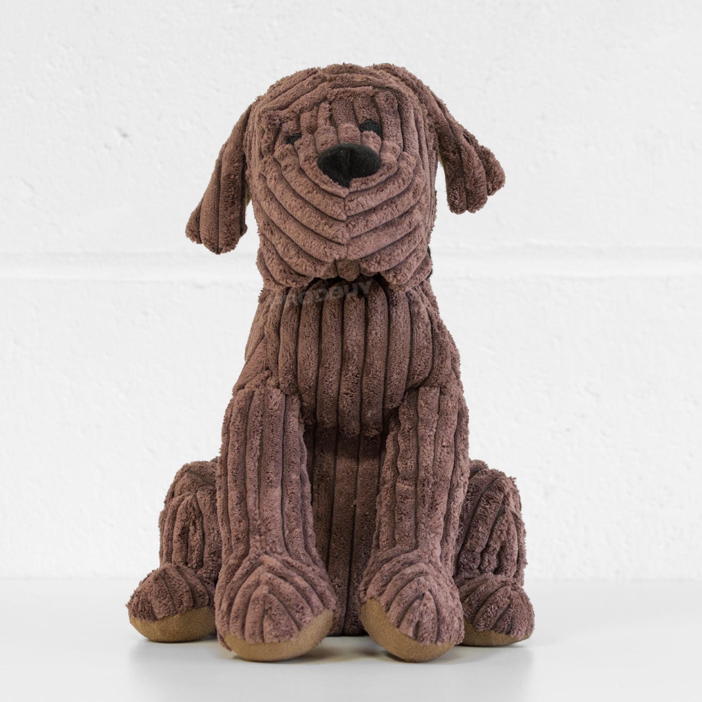 Ribbed Fabric Dog Door Stop