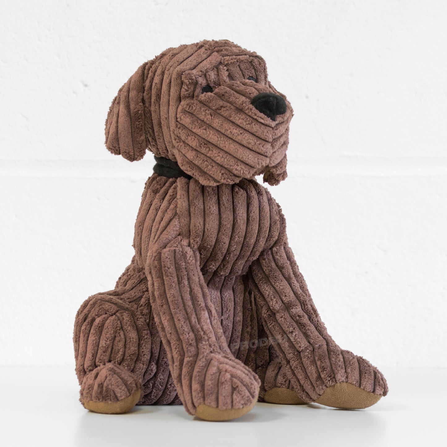 Ribbed Fabric Dog Door Stop
