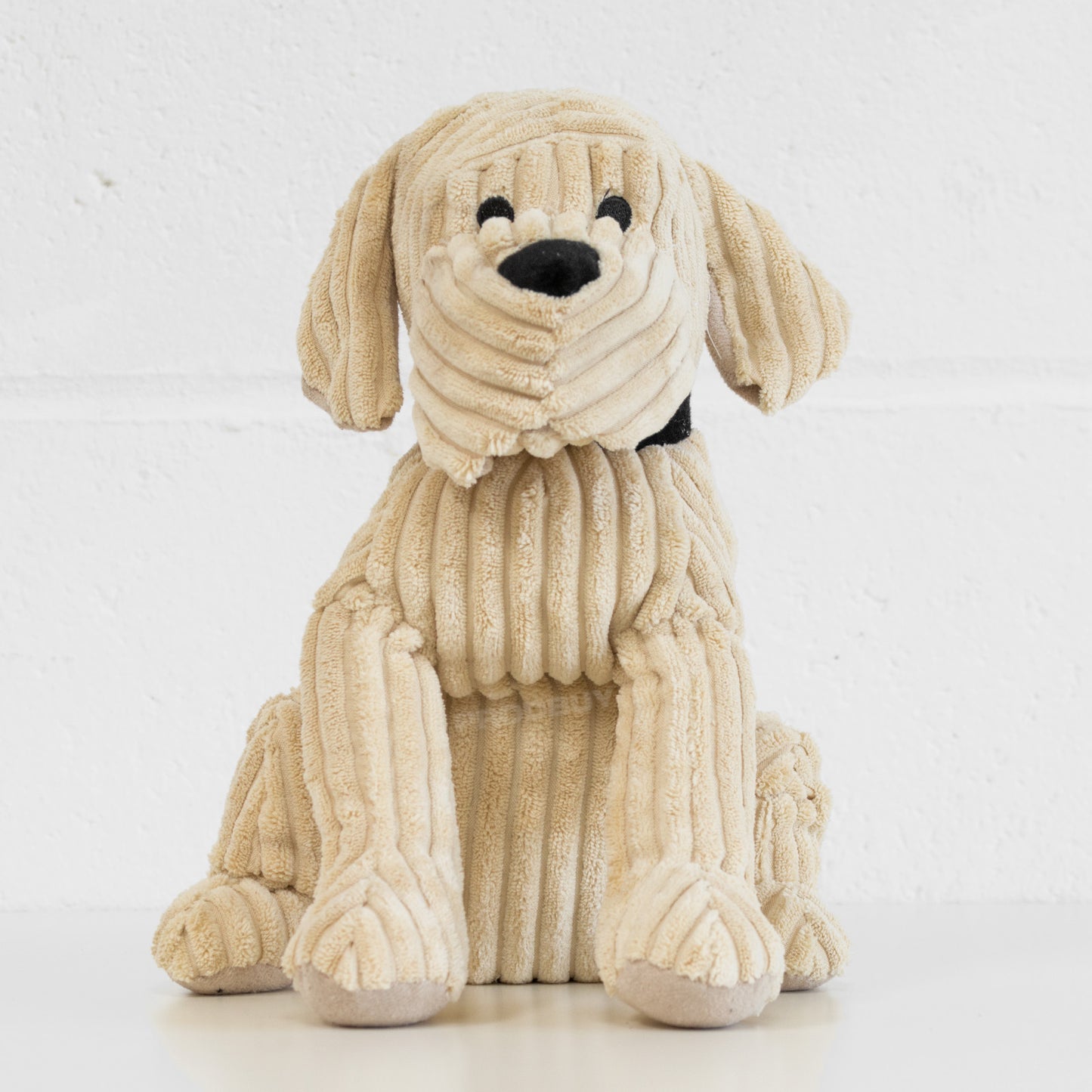 Ribbed Fabric Dog Door Stop