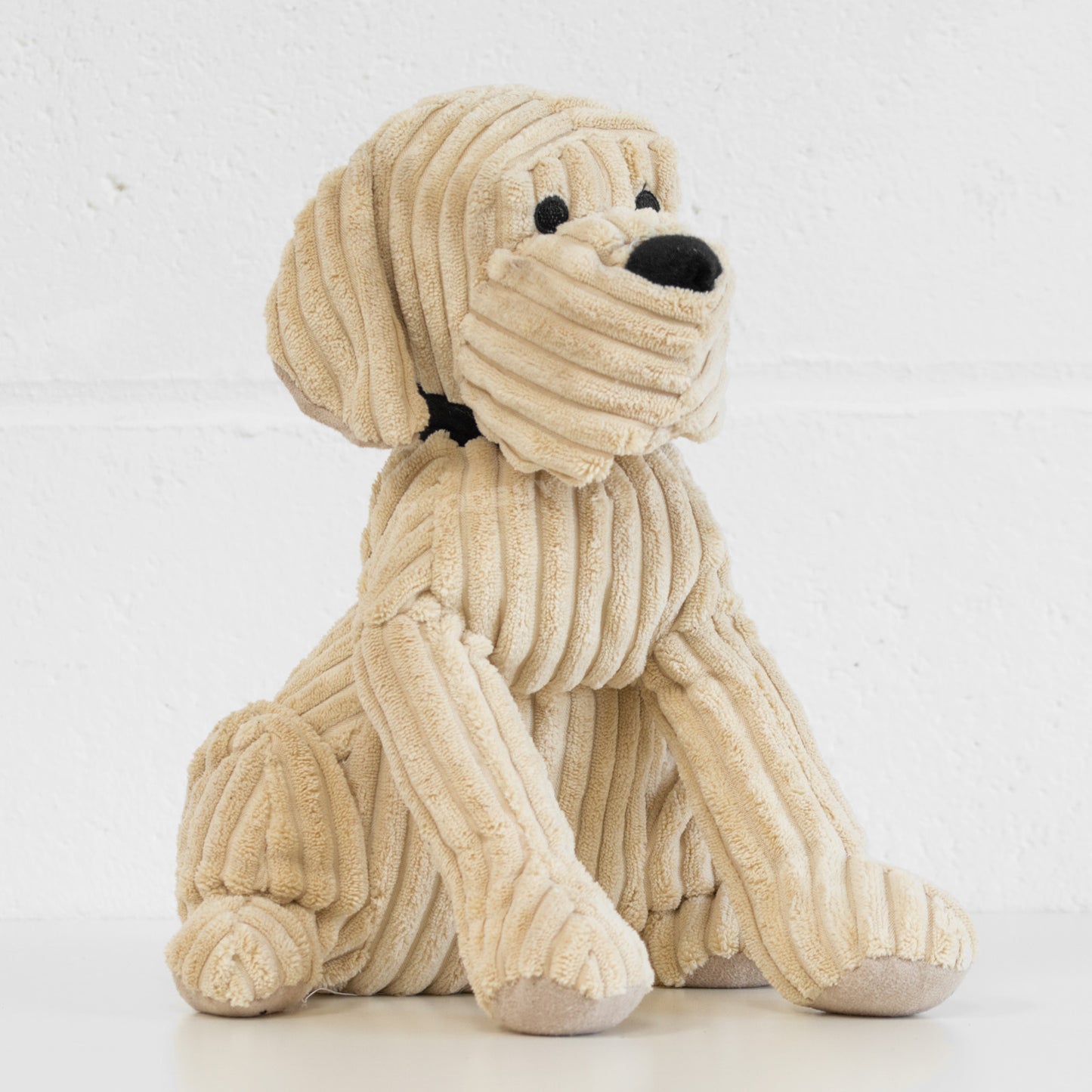 Ribbed Fabric Dog Door Stop