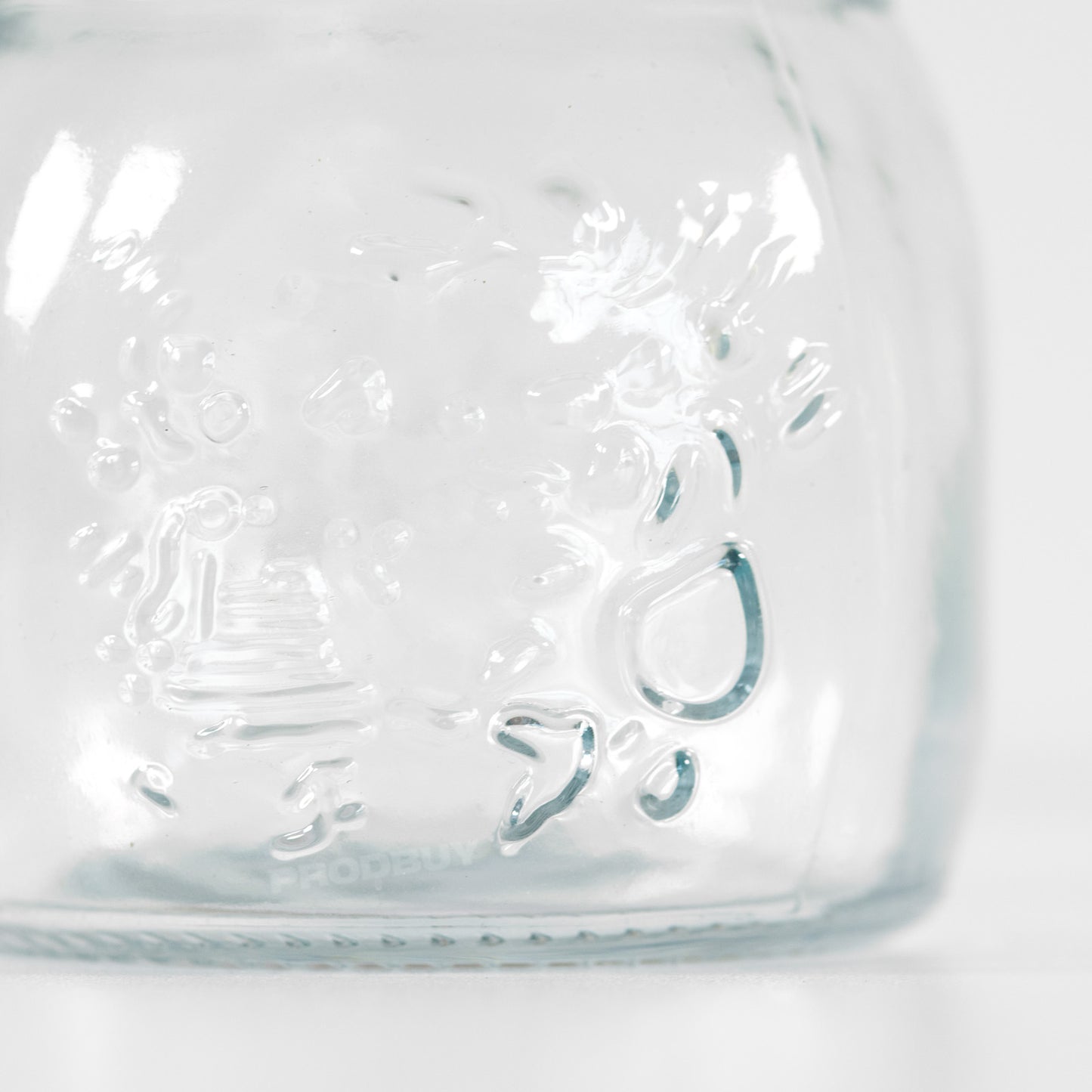 Set of 4 Small Glass Container Jars with Airtight Copper Lids 260ml
